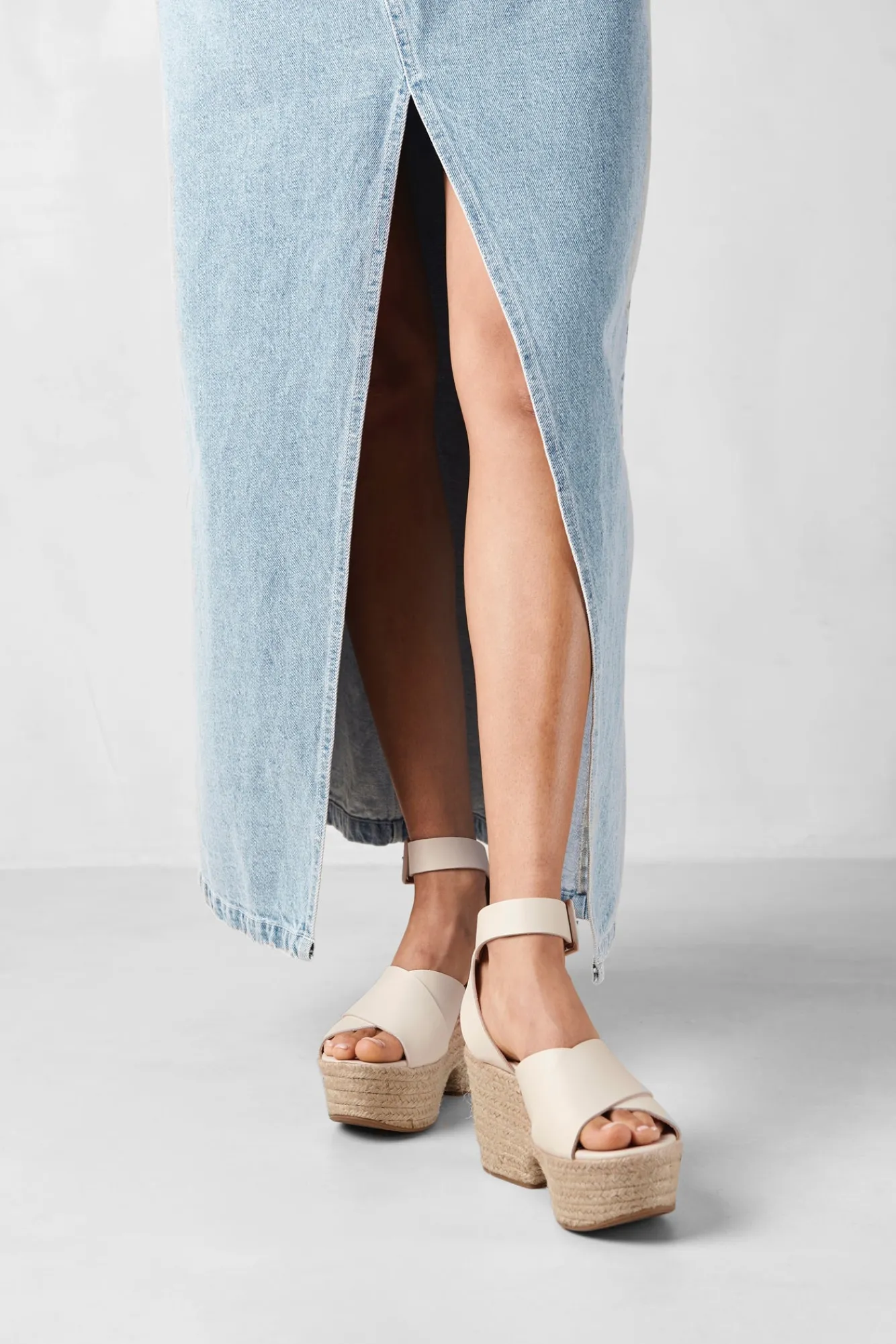 Amour Vert Alohas Lyla Leather Espadrille- Shoes