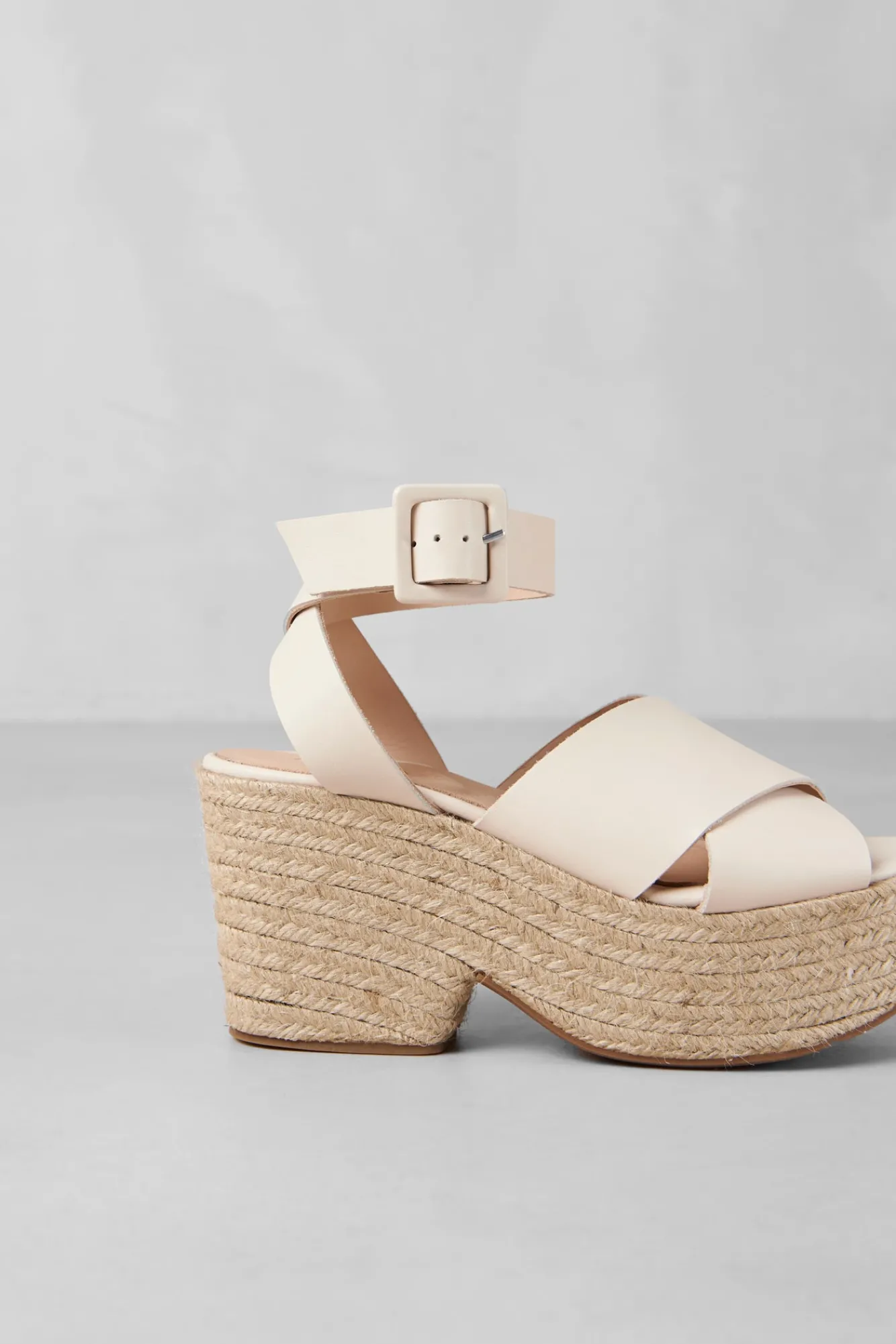 Amour Vert Alohas Lyla Leather Espadrille- Shoes