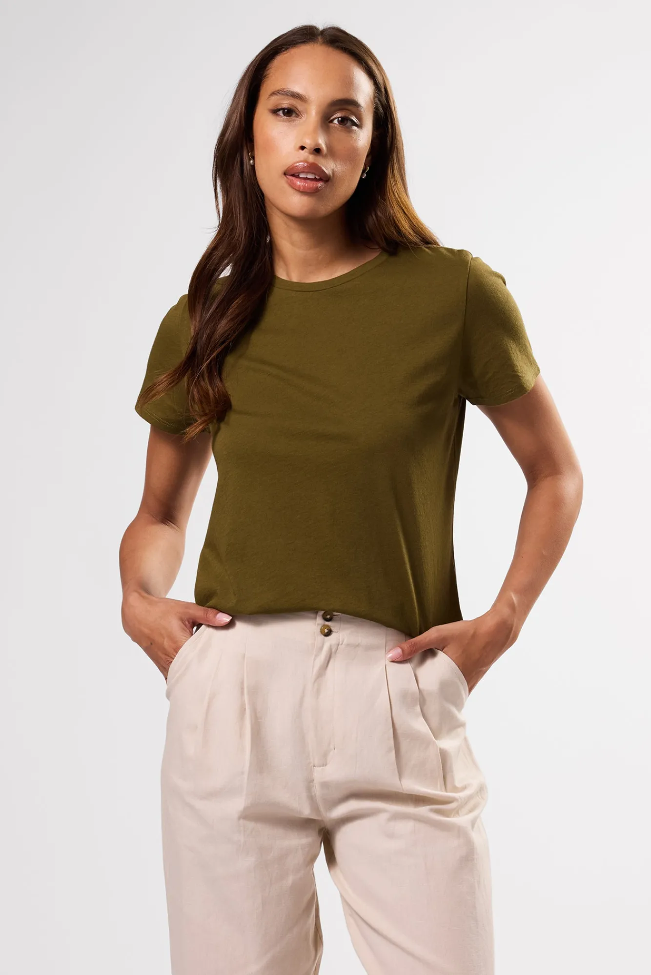 Amour Vert Berkeley Organic Cotton Tee- Tops|Tees