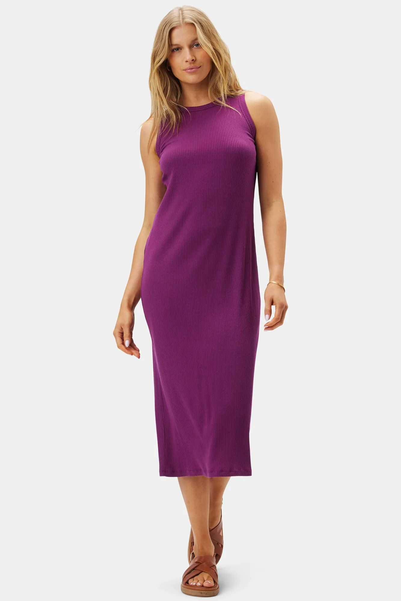 Amour Vert Brantley Paris Rib Dress- Dresses|Clearance