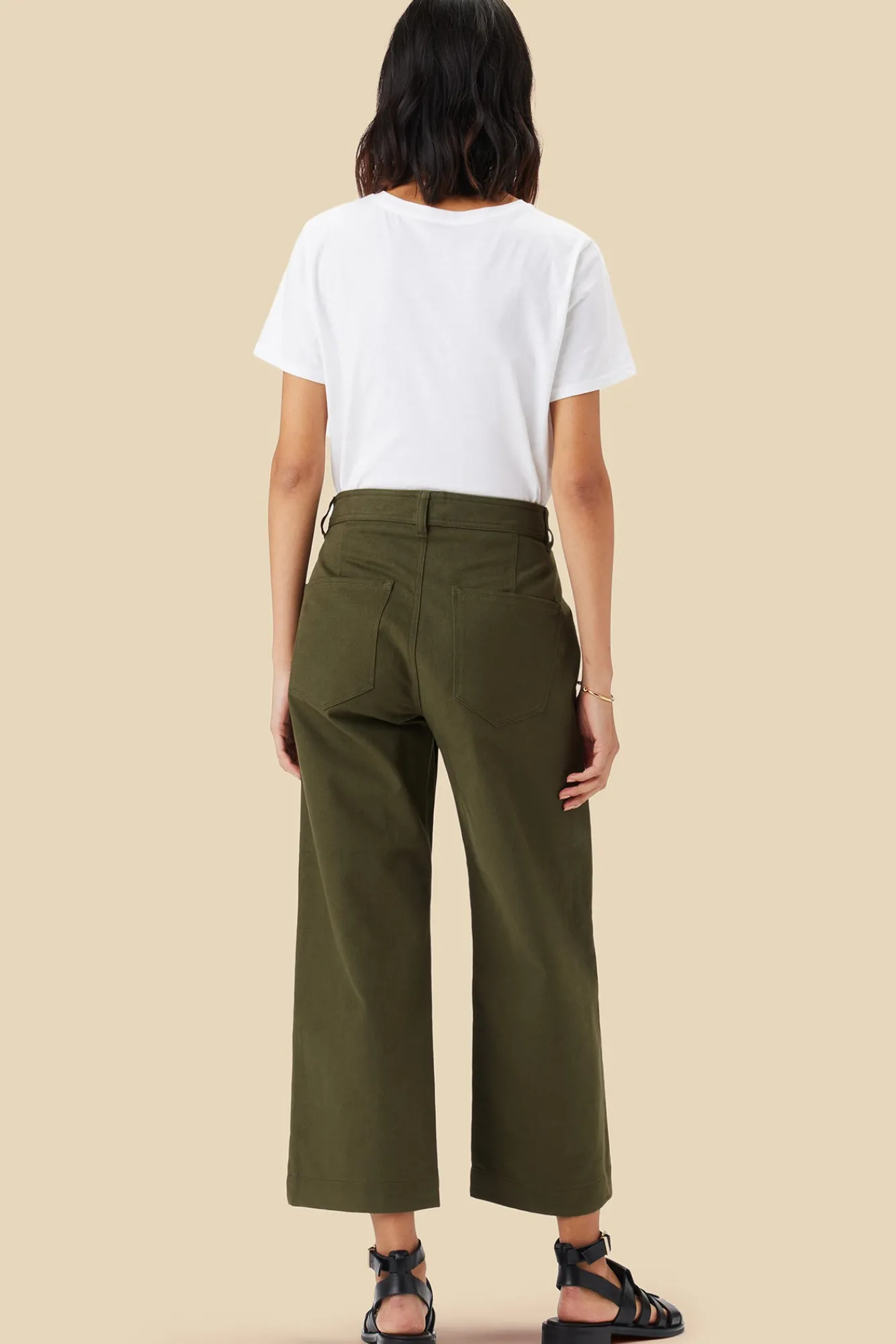 Amour Vert Wide Leg Utility Pant- Pants|Clearance
