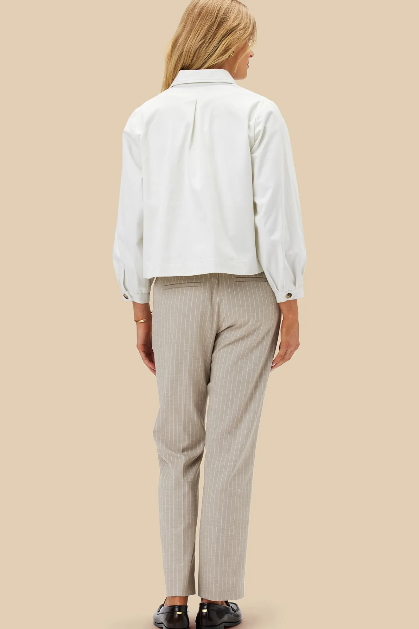 Amour Vert Genevieve Organic Cotton Jacket- Jackets & Outerwear|Clearance