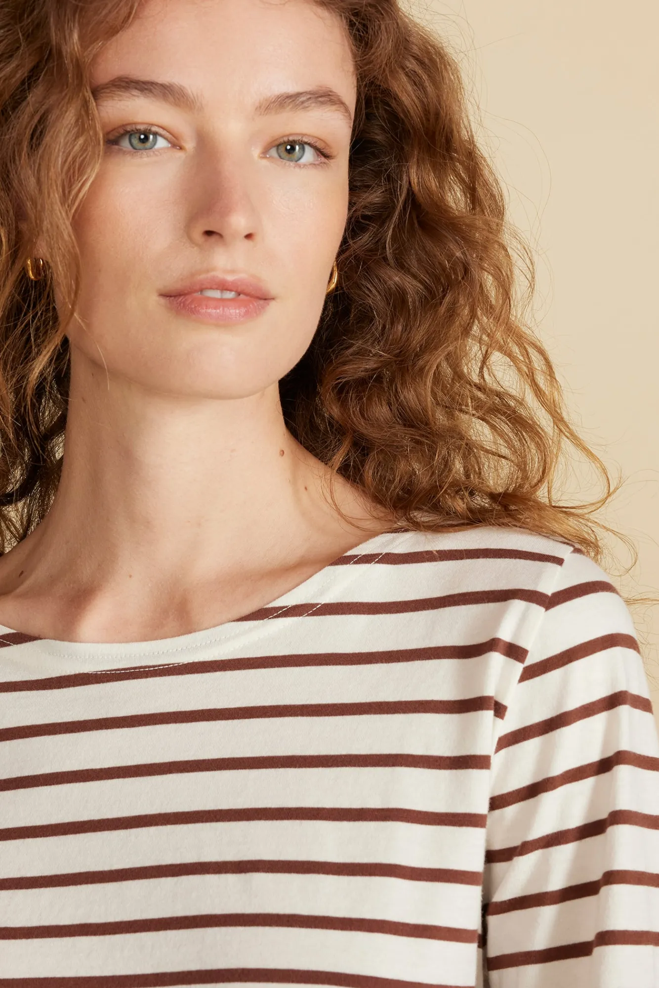 Amour Vert Francoise Organic Cotton Tee- Tops|Tees