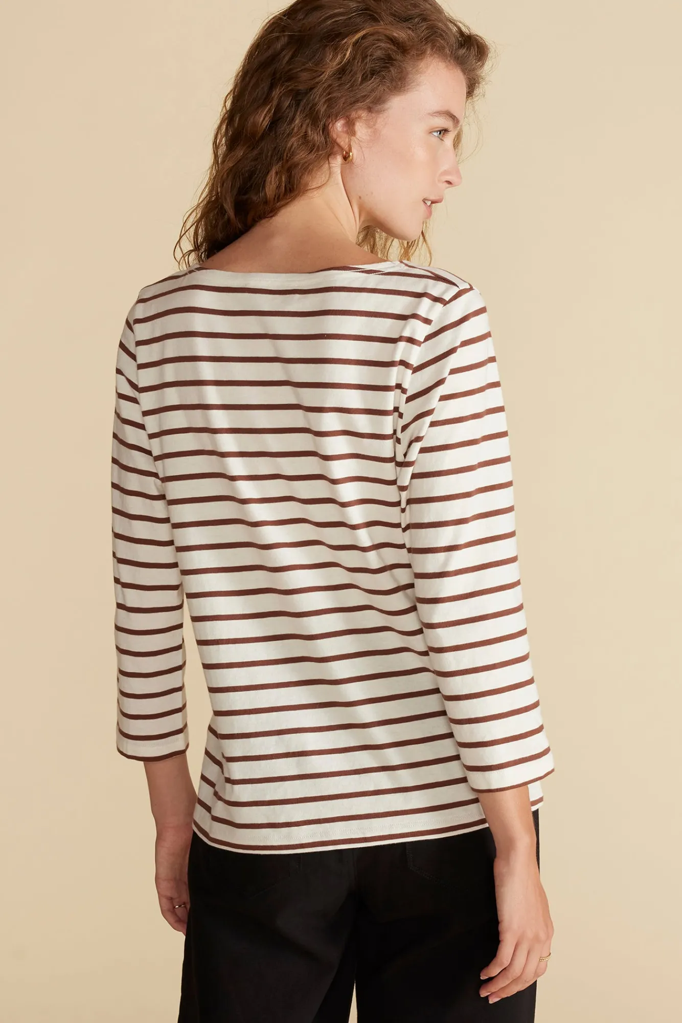 Amour Vert Francoise Organic Cotton Tee- Tops|Tees