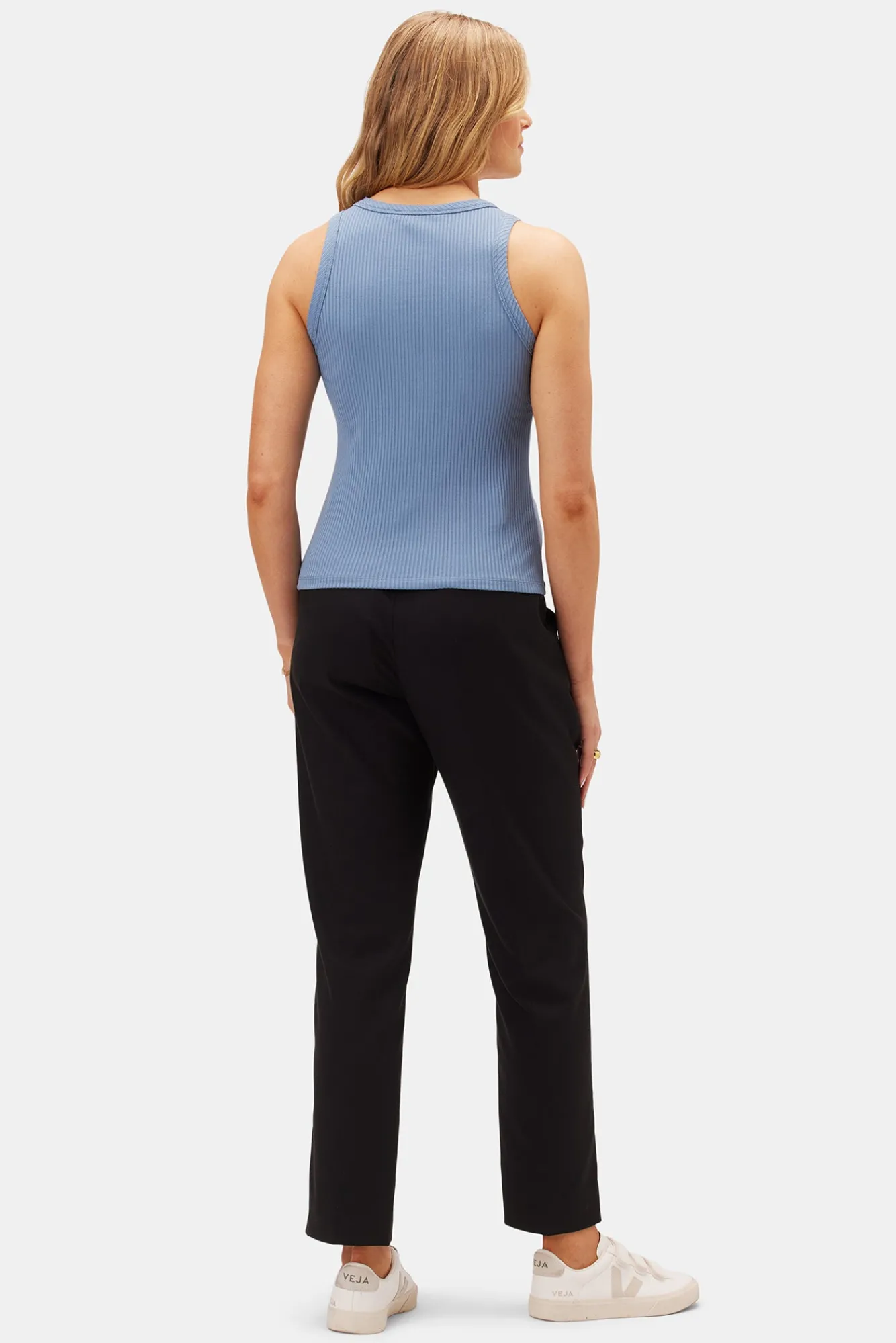 Amour Vert Asmet Paris Rib Tank- Tops|Clearance