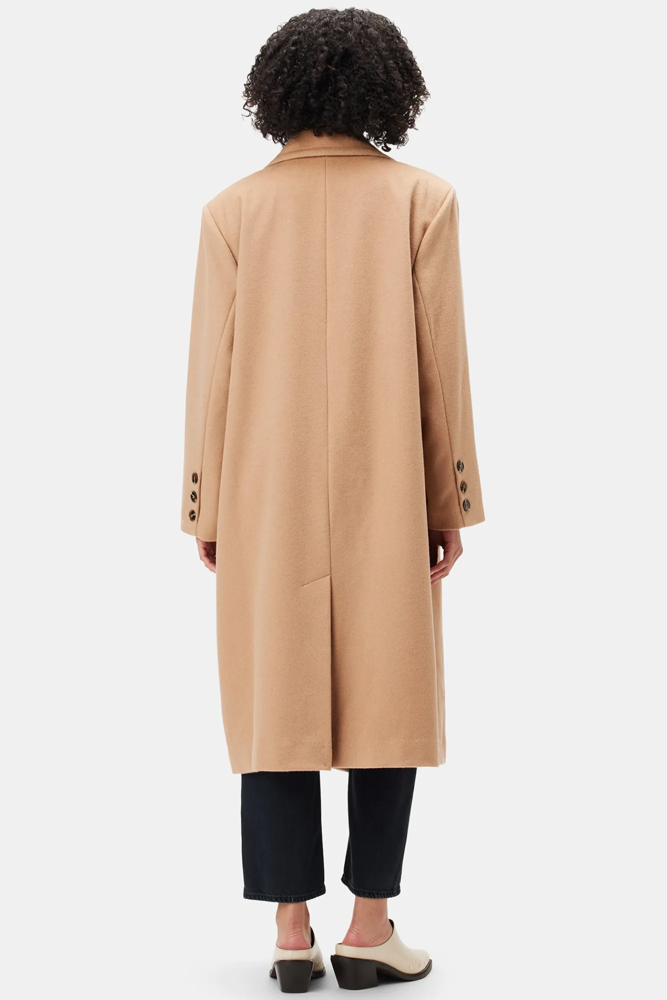 Amour Vert Double Breasted Car Coat- Jackets & Outerwear|Clearance