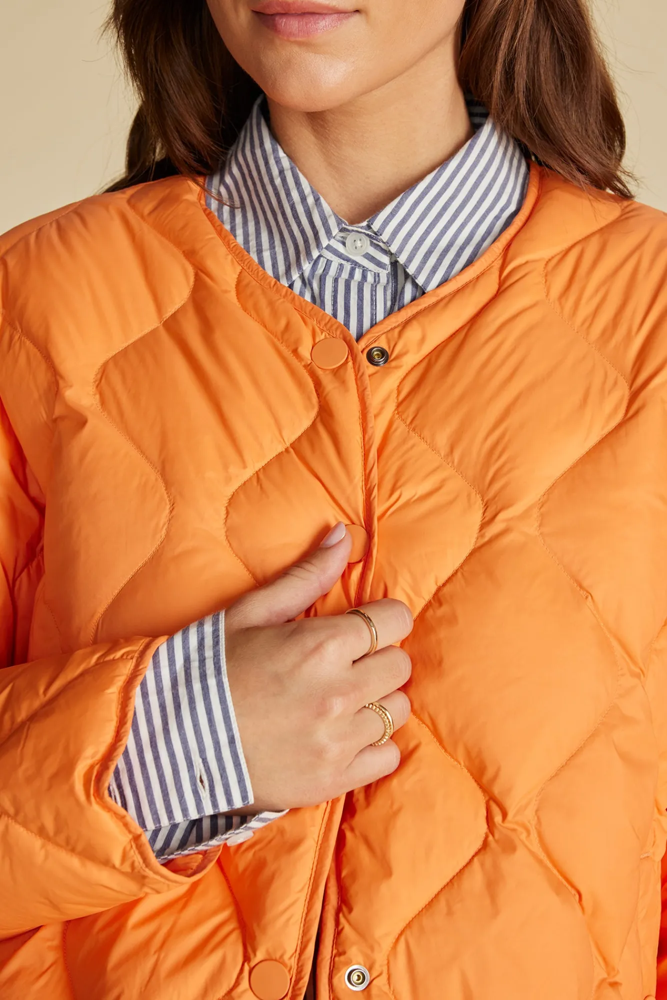 Amour Vert Solene Quilted Puffer Jacket- Jackets & Outerwear|Clearance