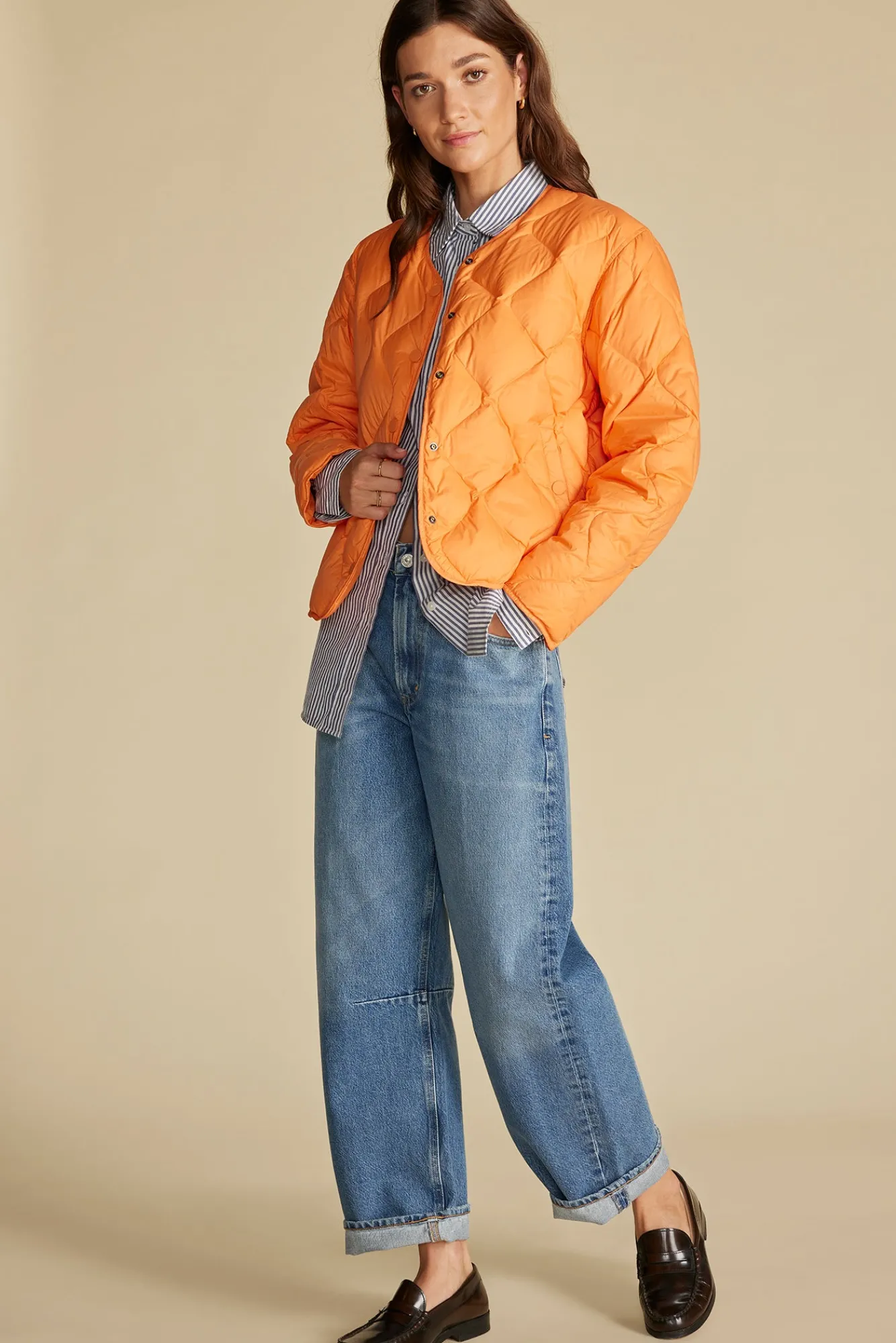 Amour Vert Solene Quilted Puffer Jacket- Jackets & Outerwear|Clearance