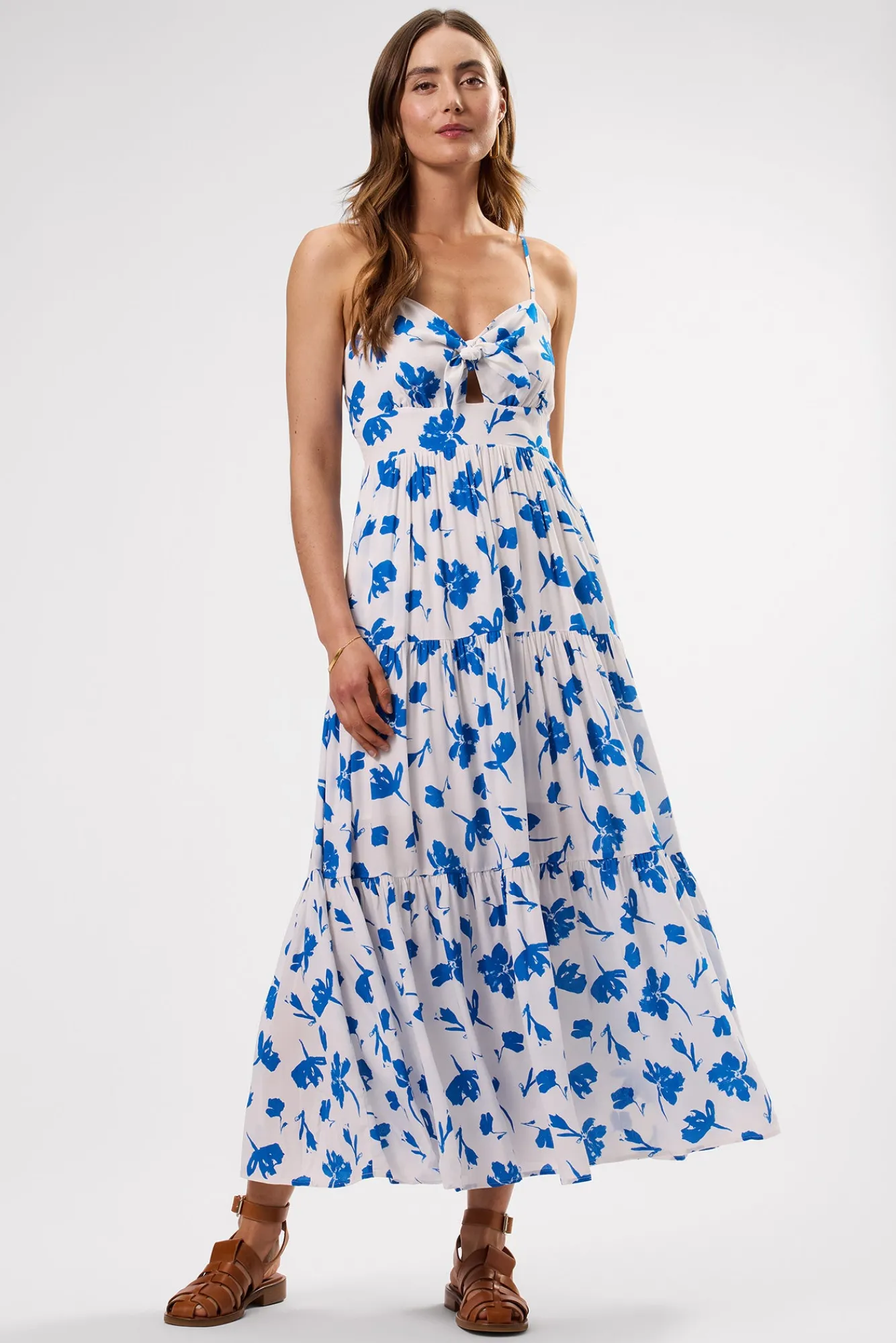 Amour Vert Tie Front Dress- Dresses|Clearance