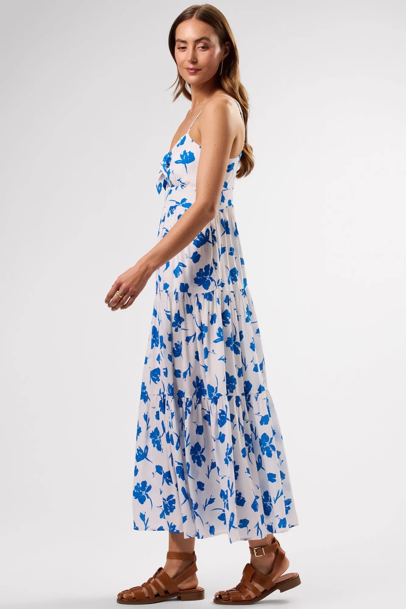 Amour Vert Tie Front Dress- Dresses|Clearance