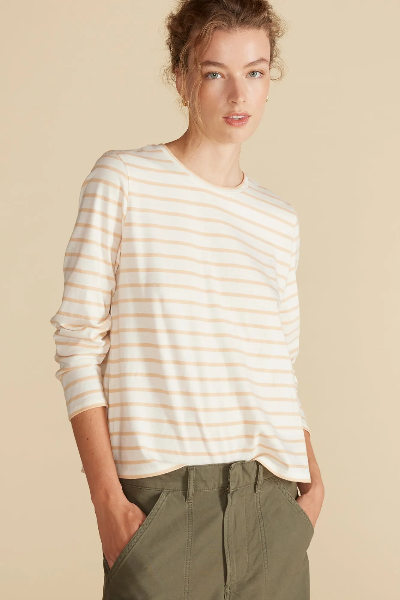 Amour Vert Berkeley Long Sleeve Tee- Tops|Tees