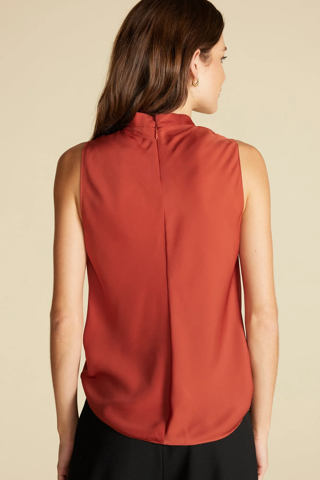 Amour Vert Ann Draped Tank- Tops