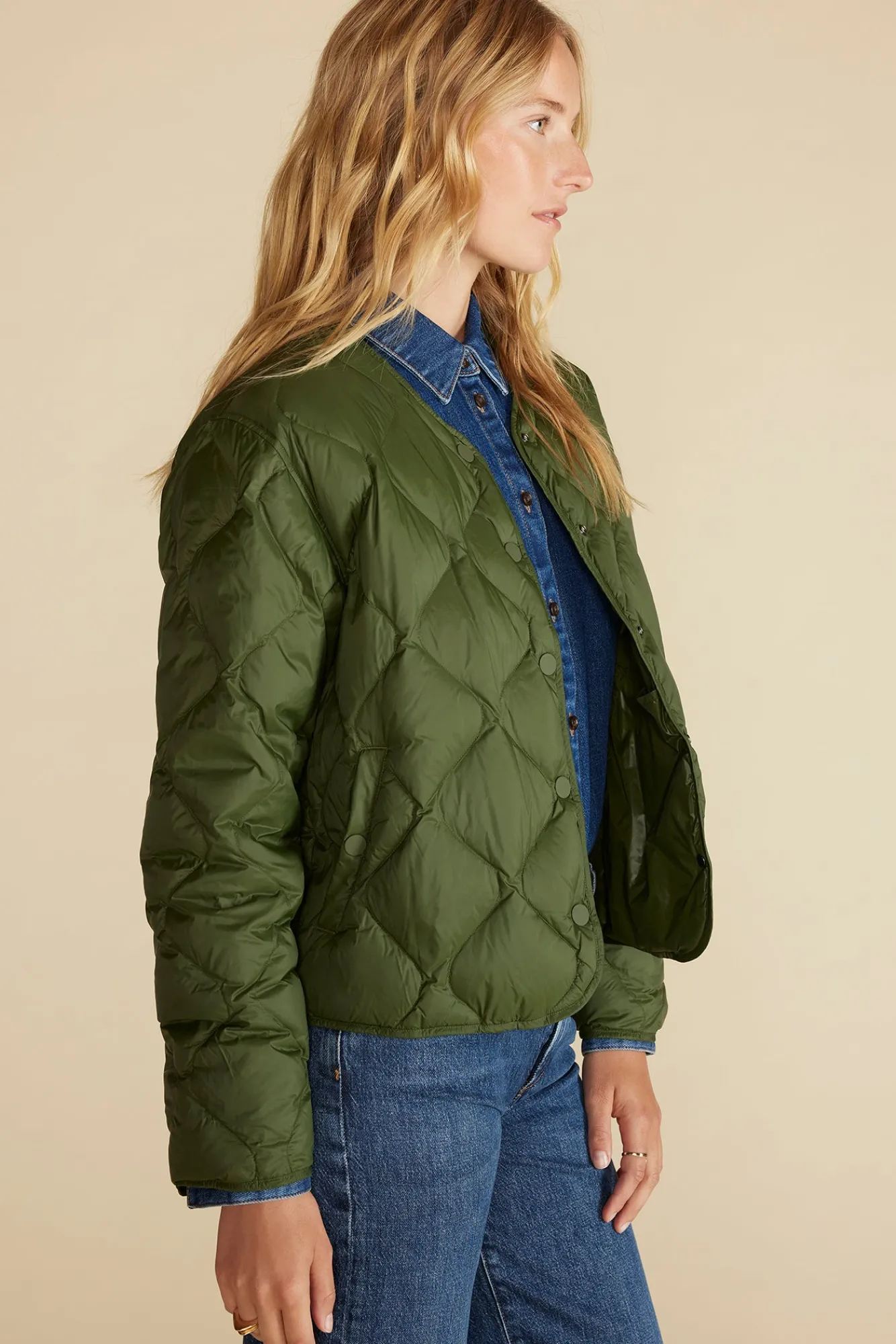 Amour Vert Solene Quilted Puffer Jacket- Jackets & Outerwear|Clearance