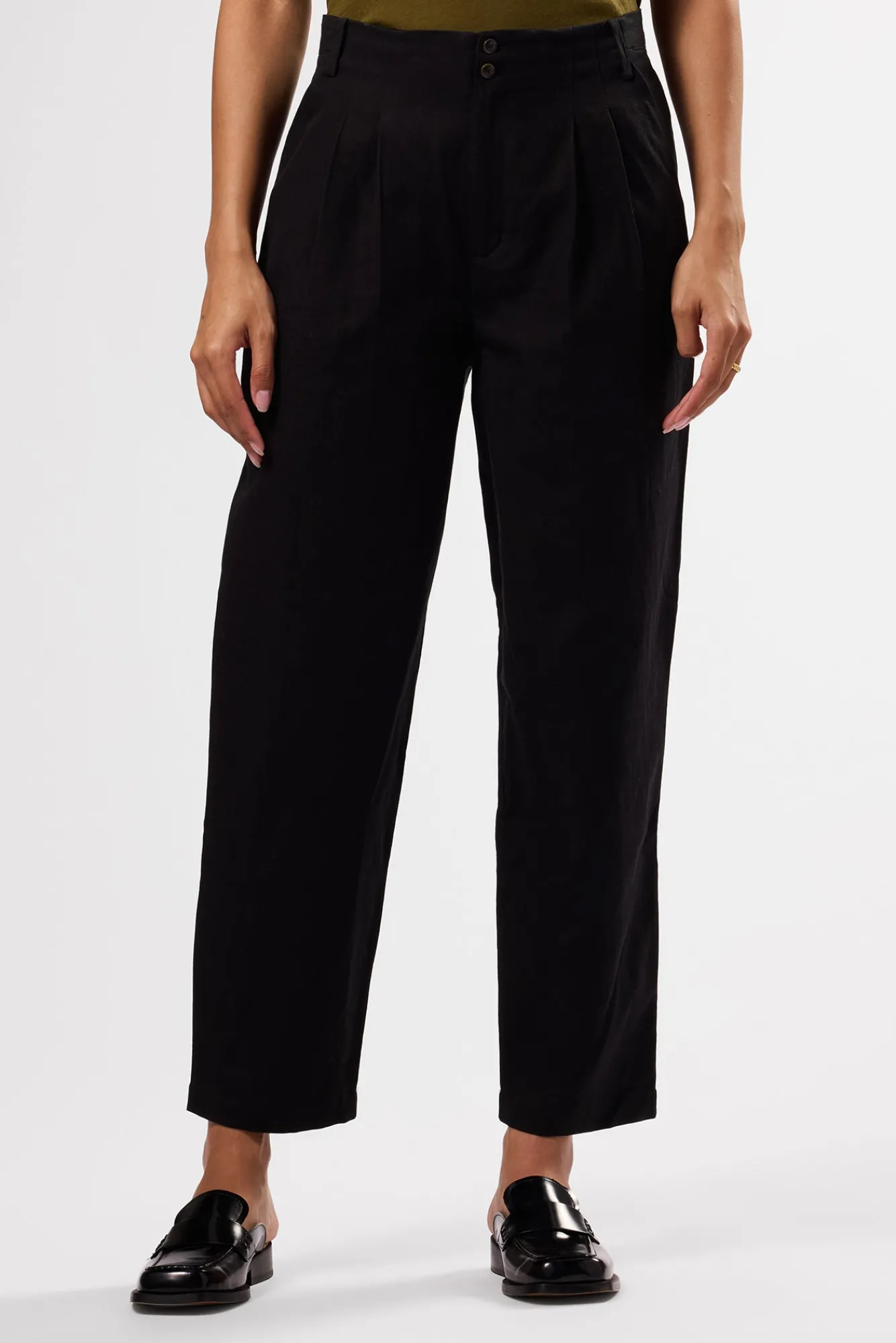 Amour Vert Larisa Cotton Linen Pant- Clearance