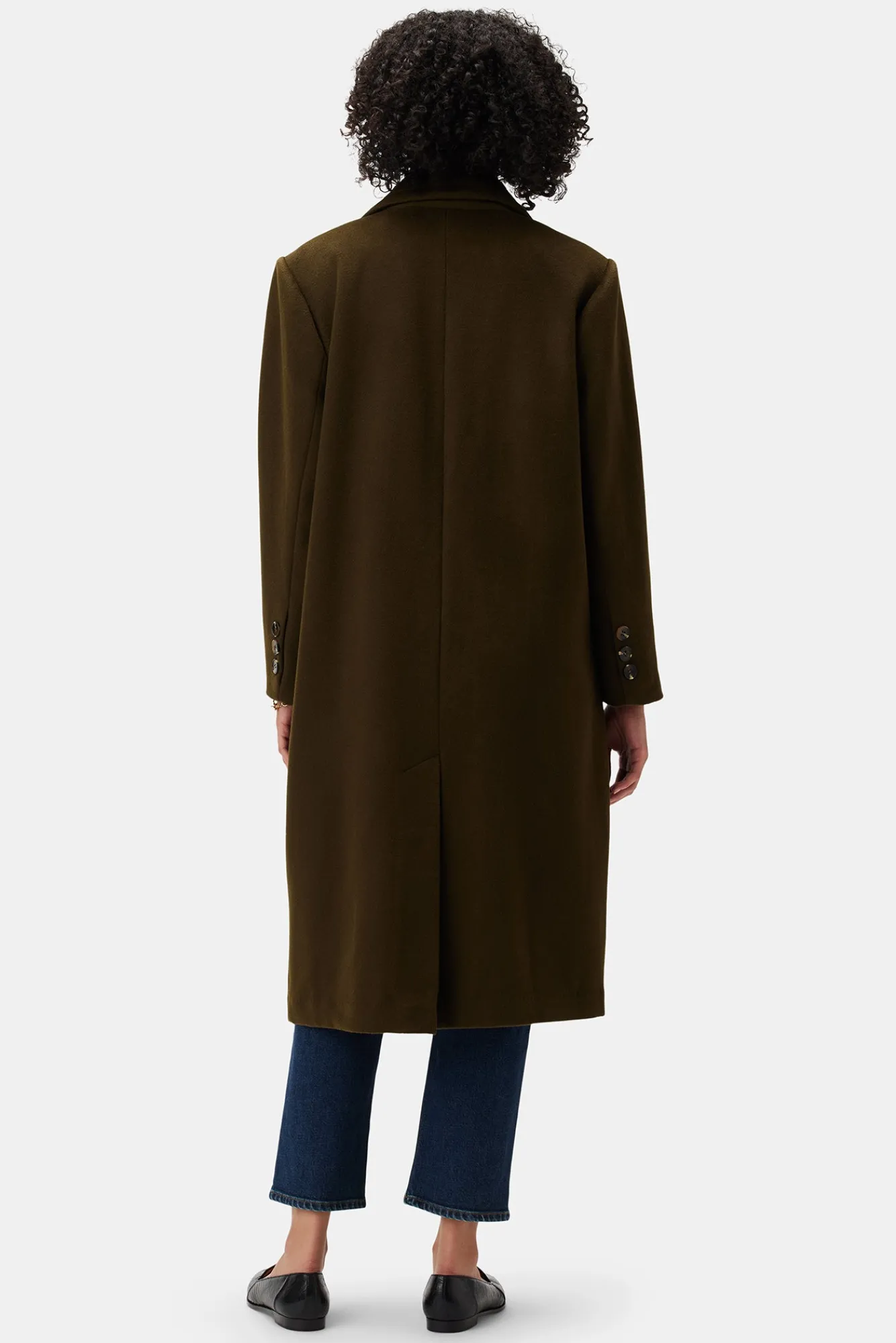 Amour Vert Double Breasted Car Coat- Jackets & Outerwear|Clearance