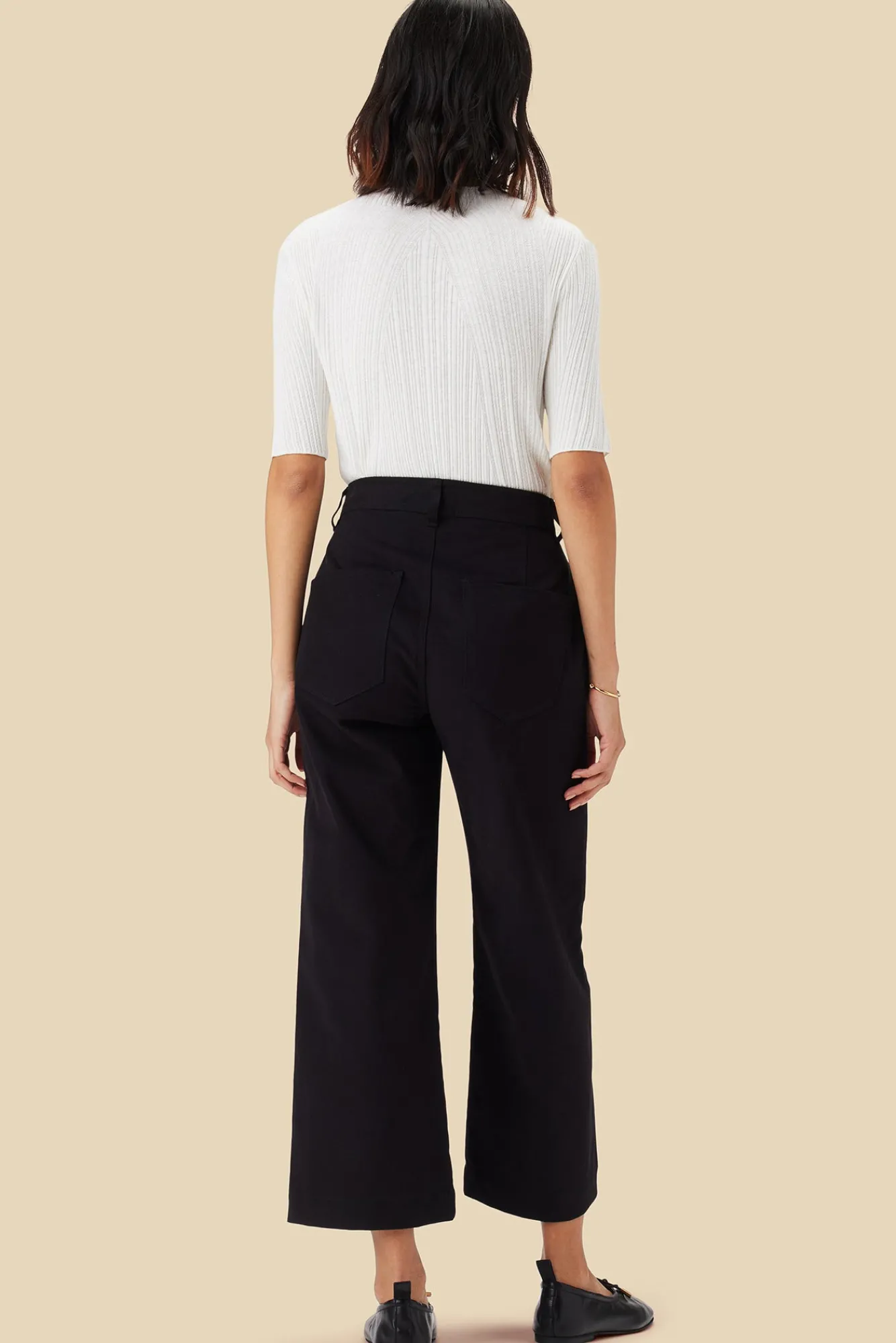Amour Vert Wide Leg Utility Pant- Pants|Clearance
