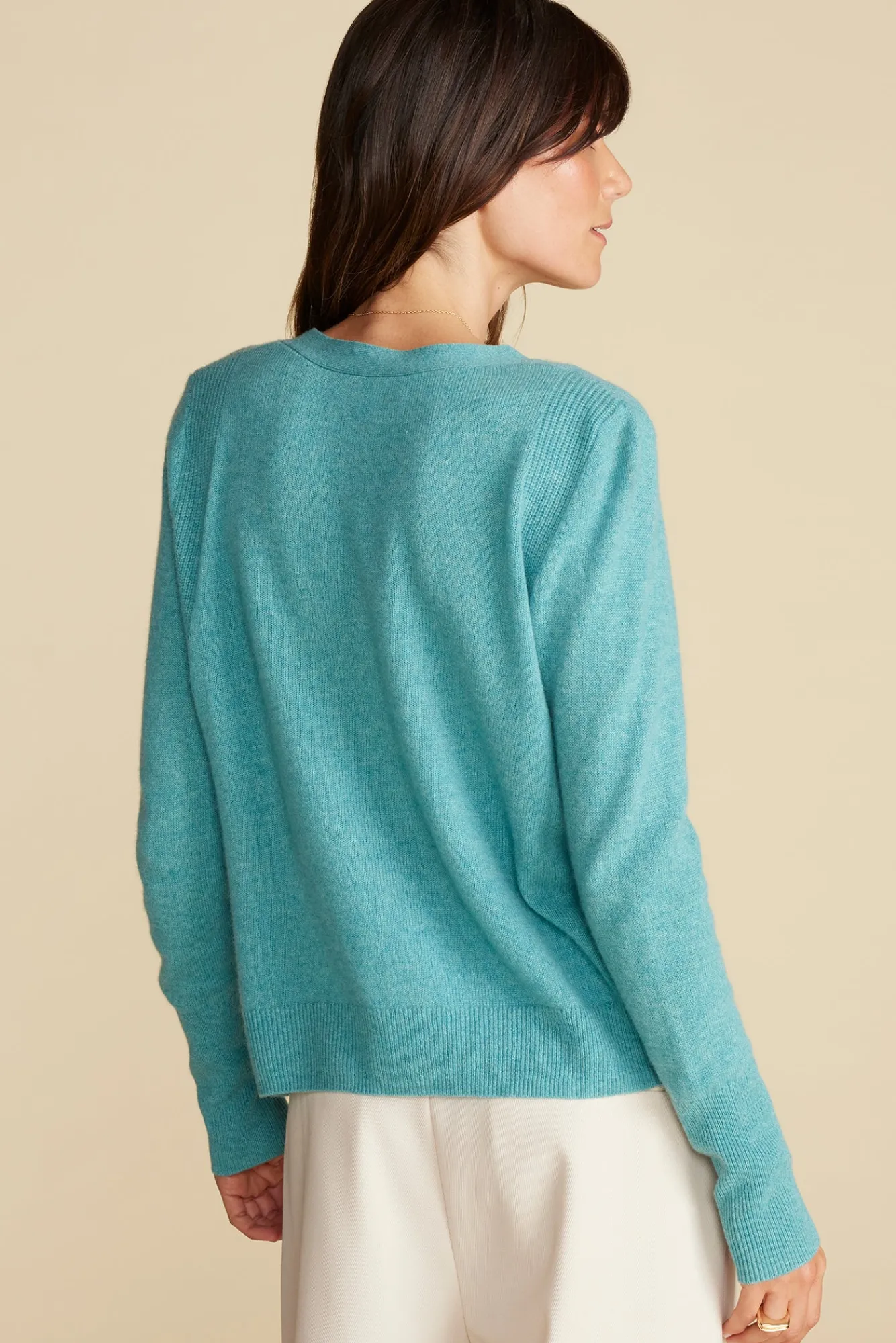 Amour Vert Mason Cashmere Cardigan- Sweaters & Cardigans