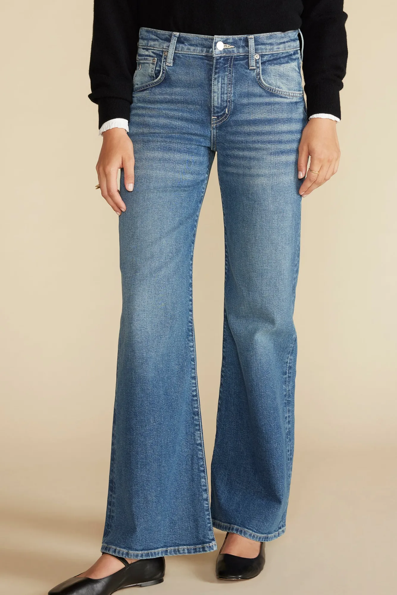 Amour Vert ETICA Romi Wide Leg Jean- Pants|Denim