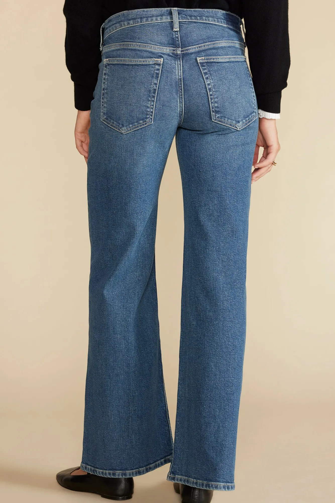 Amour Vert ETICA Romi Wide Leg Jean- Pants|Denim