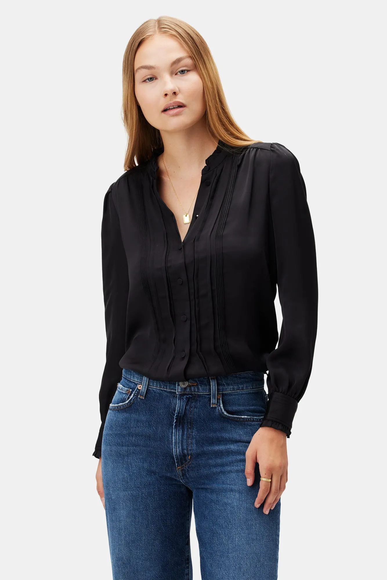 Amour Vert Charlotte Blouse- Tops|Clearance