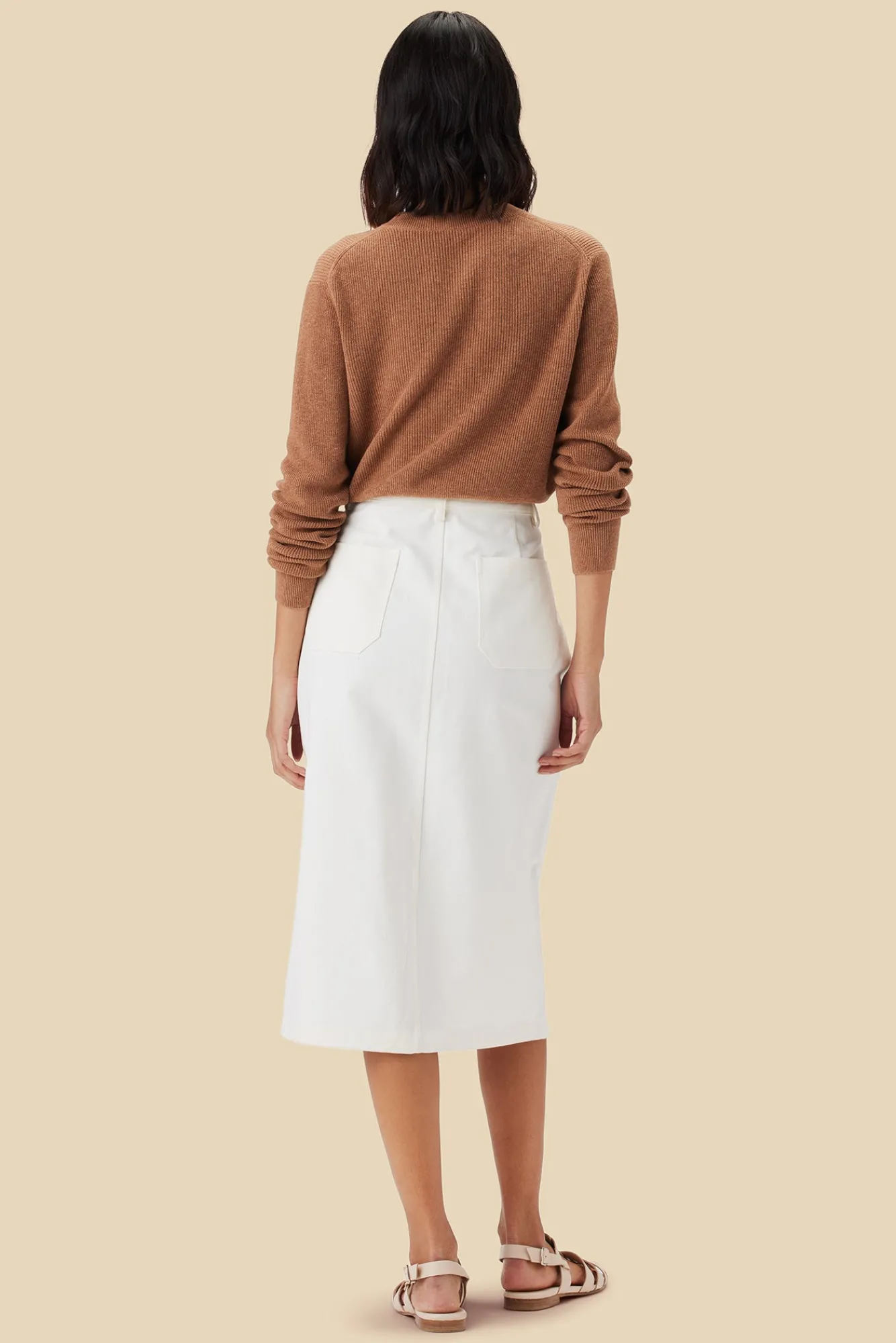 Amour Vert Lina Organic Cotton Skirt- Skirts|Clearance