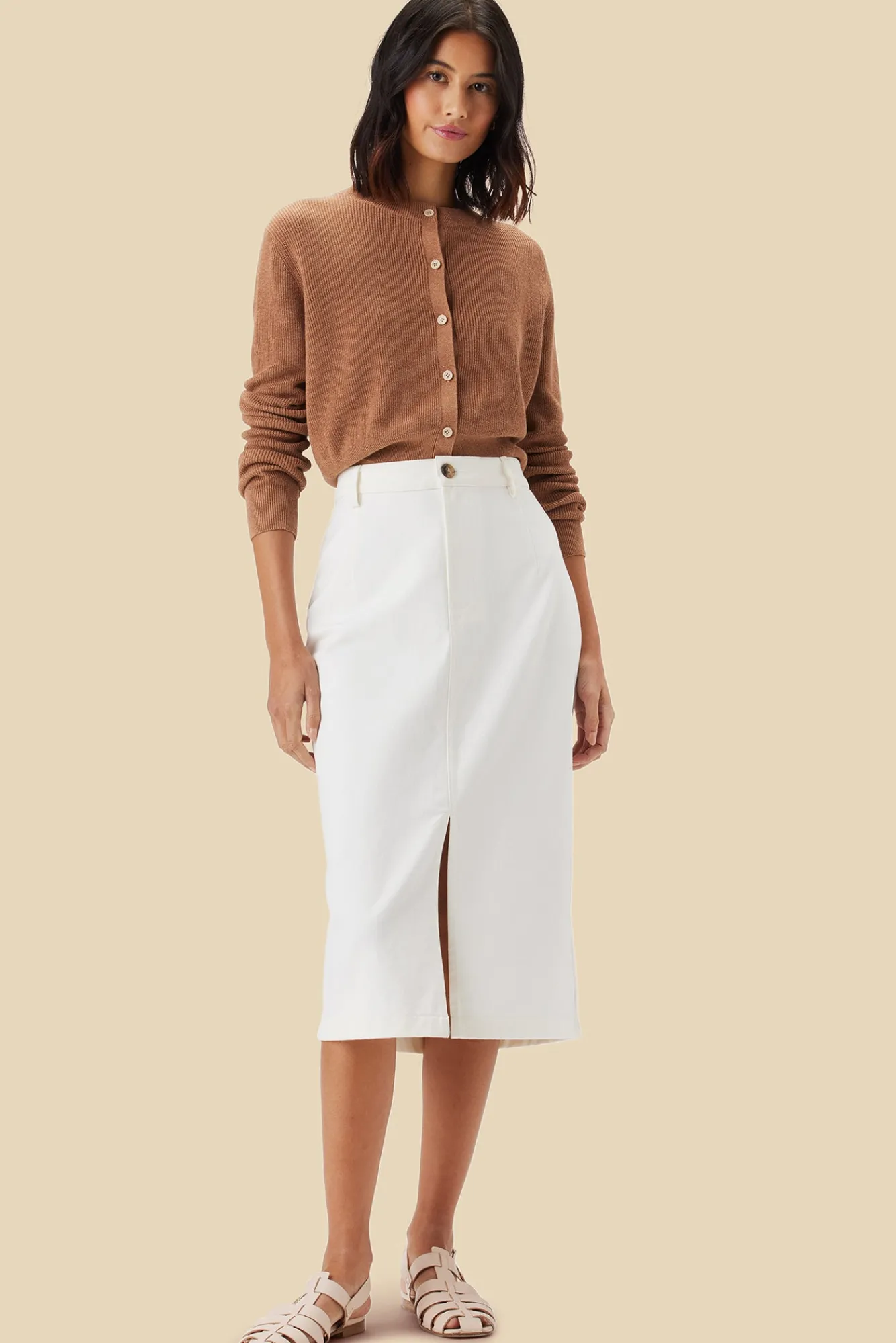 Amour Vert Lina Organic Cotton Skirt- Skirts|Clearance