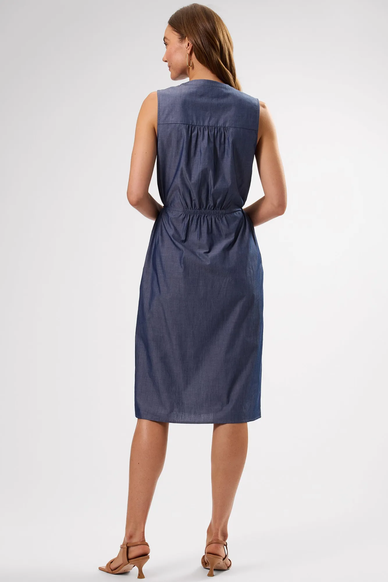 Amour Vert Kylen Organic Cotton Shirt Dress- Dresses|Clearance