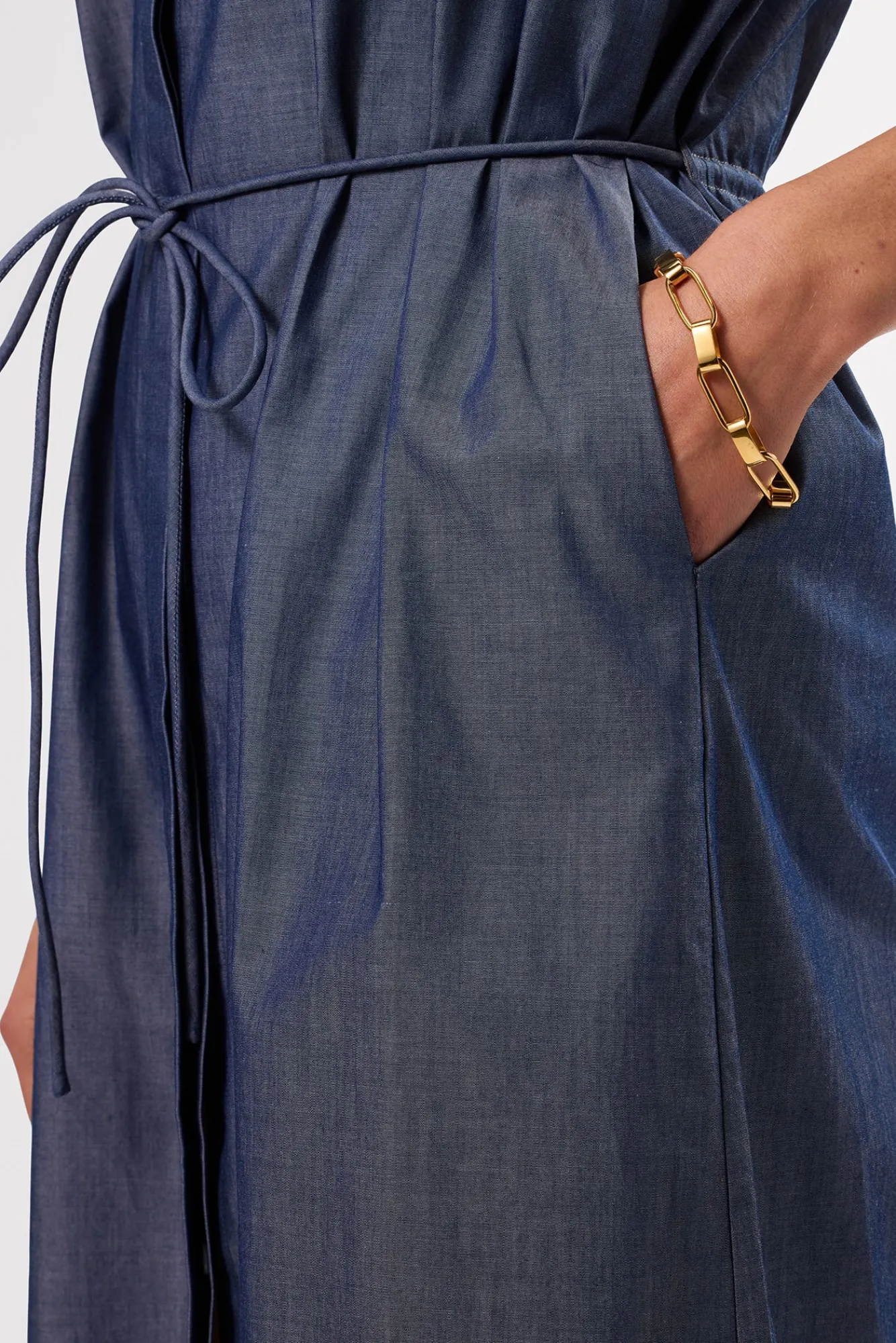 Amour Vert Kylen Organic Cotton Shirt Dress- Dresses|Clearance