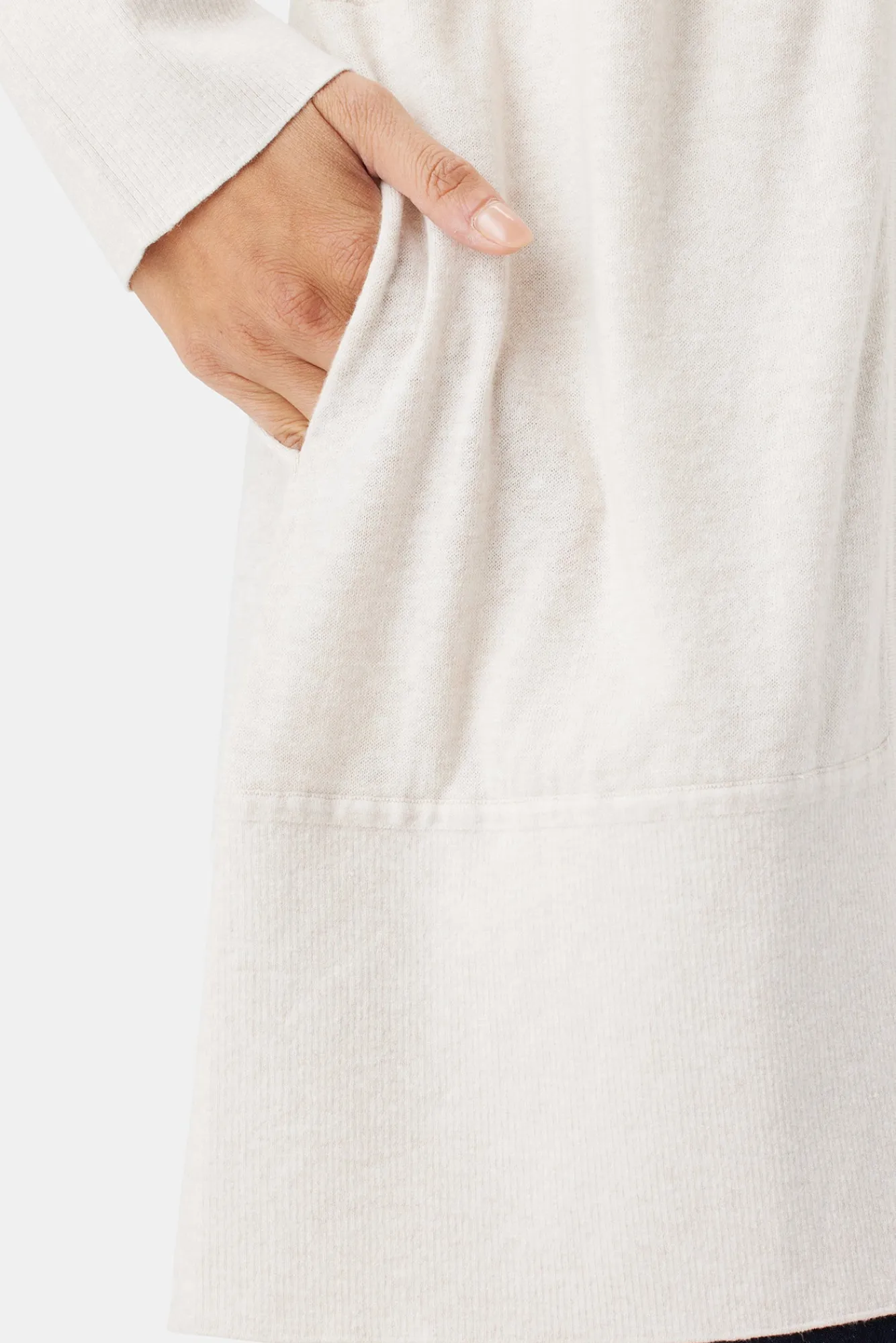 Amour Vert Bailey Flaxen Eco Cardigan- Sweaters & Cardigans|Clearance