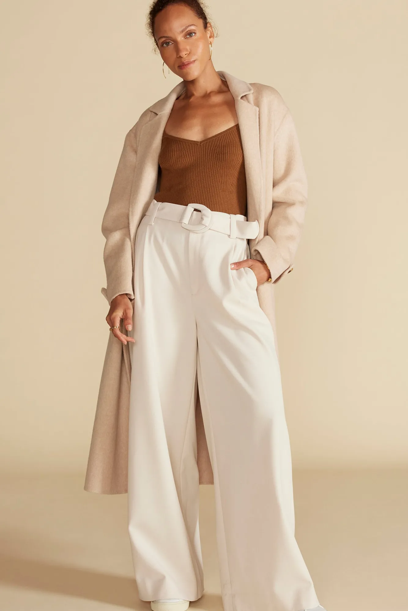 Amour Vert Maelle Square Neck Sweater- Sweaters & Cardigans|Tops