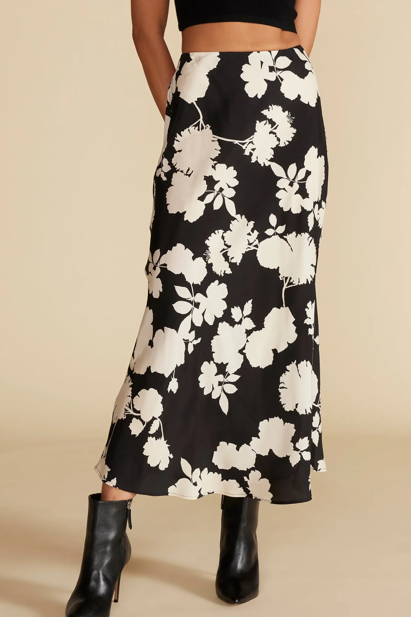 Amour Vert Eve Cupro Slip Skirt- Skirts