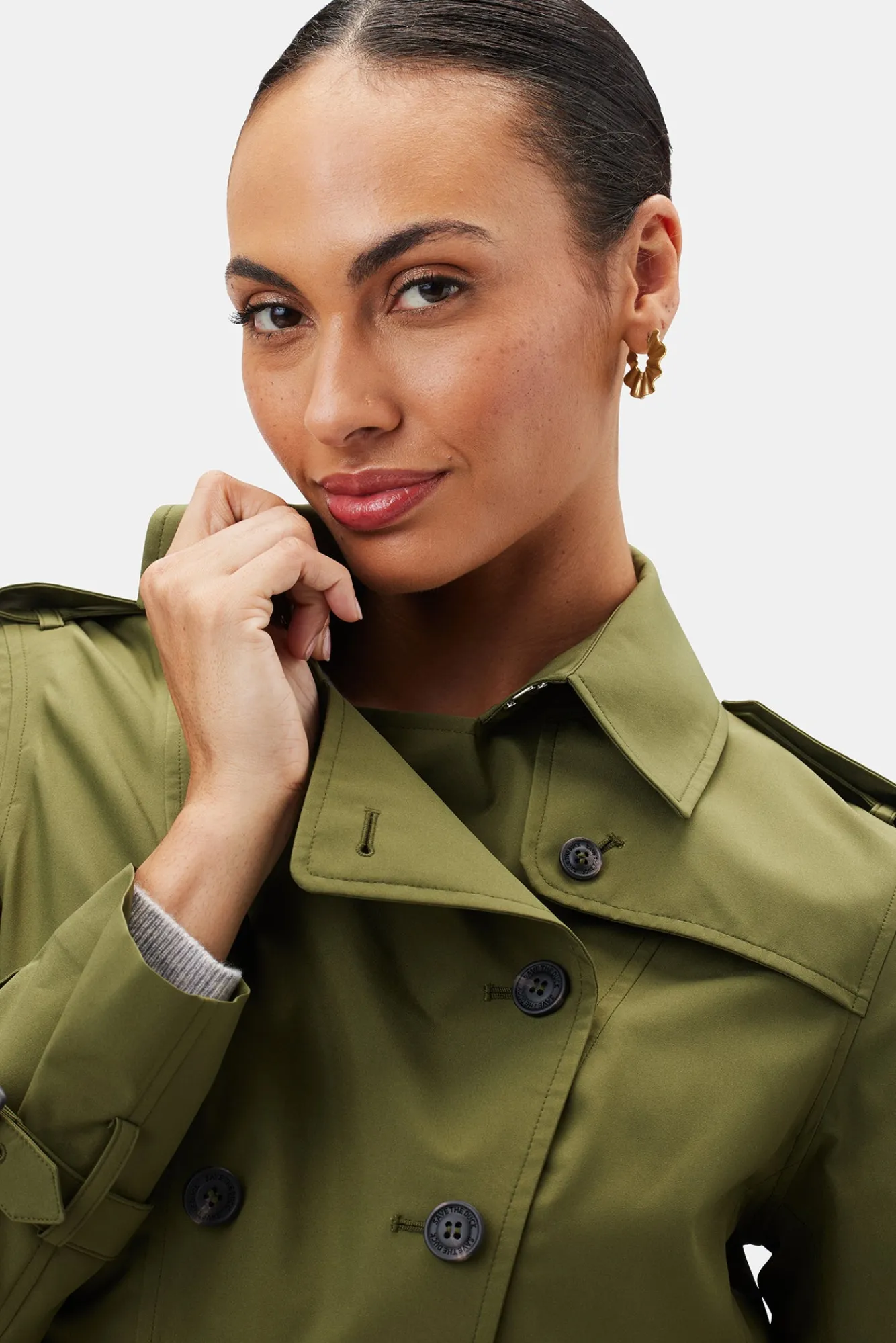 Amour Vert Save the Duck Audrey Raincoat- Jackets & Outerwear