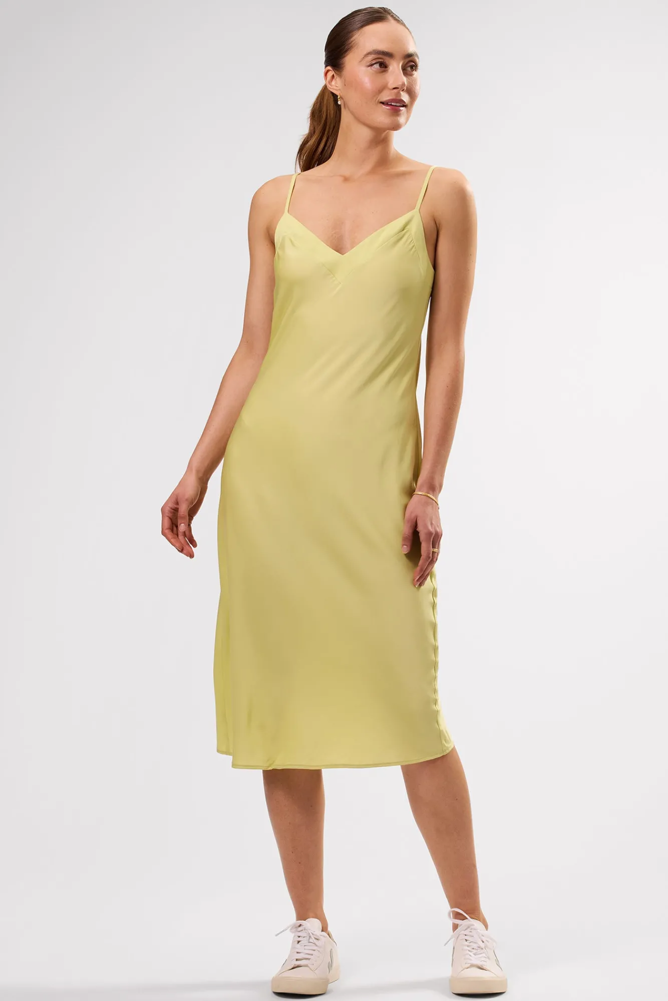 Amour Vert Briana Washable Silk Dress- Dresses|Clearance