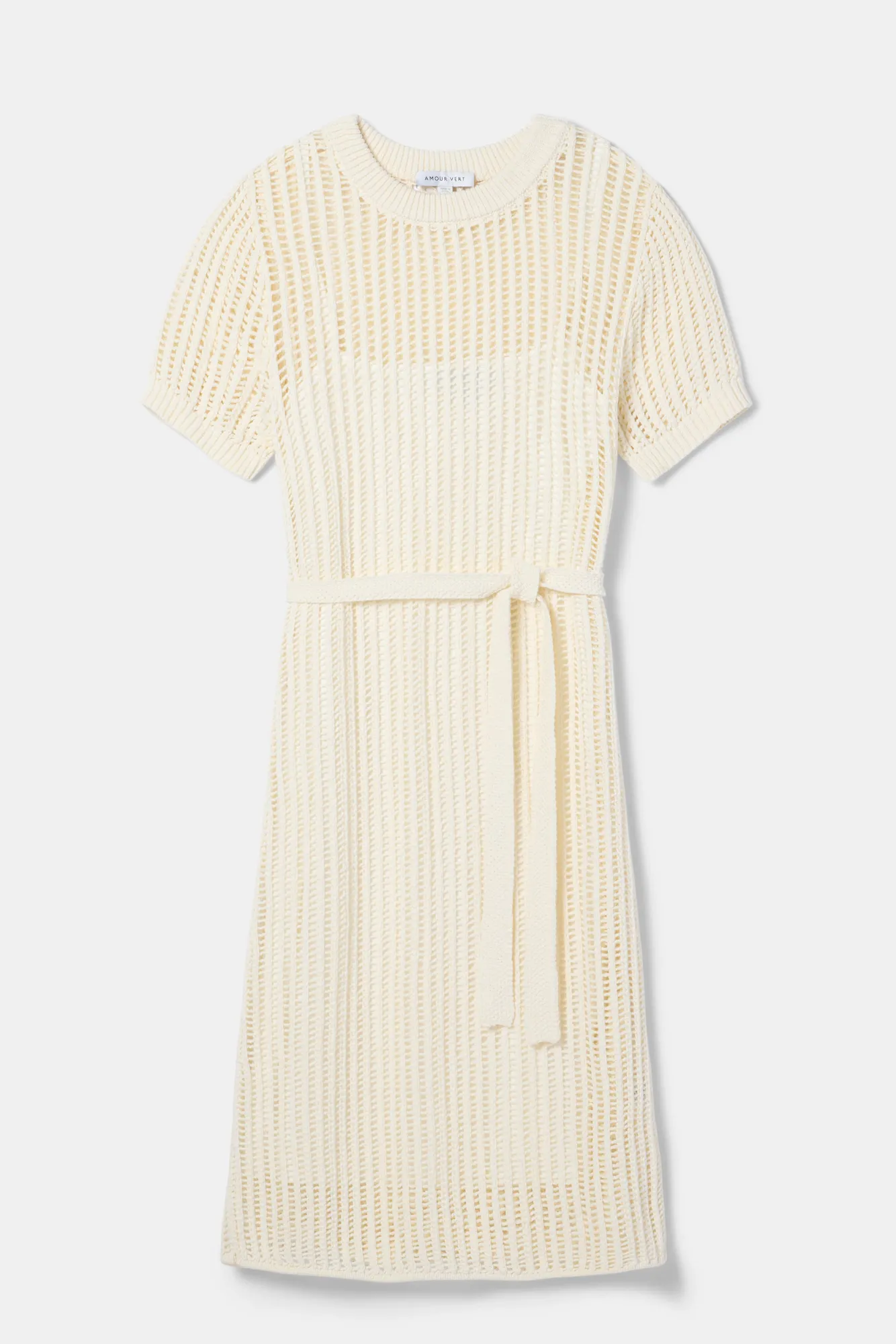 Amour Vert Crochet T Shirt Dress- Dresses|Clearance