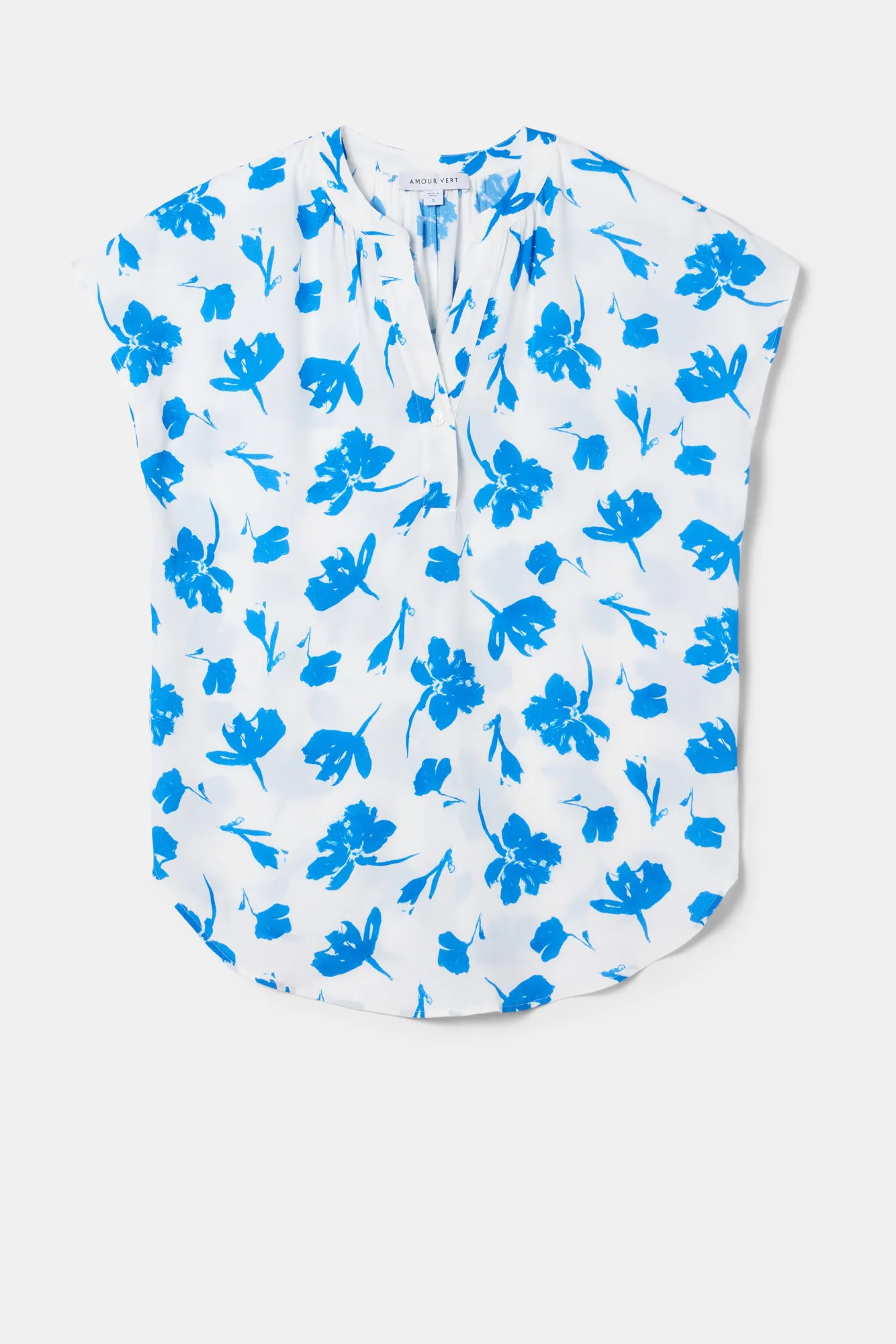 Amour Vert Renata Crepe Blouse- Tops|Clearance