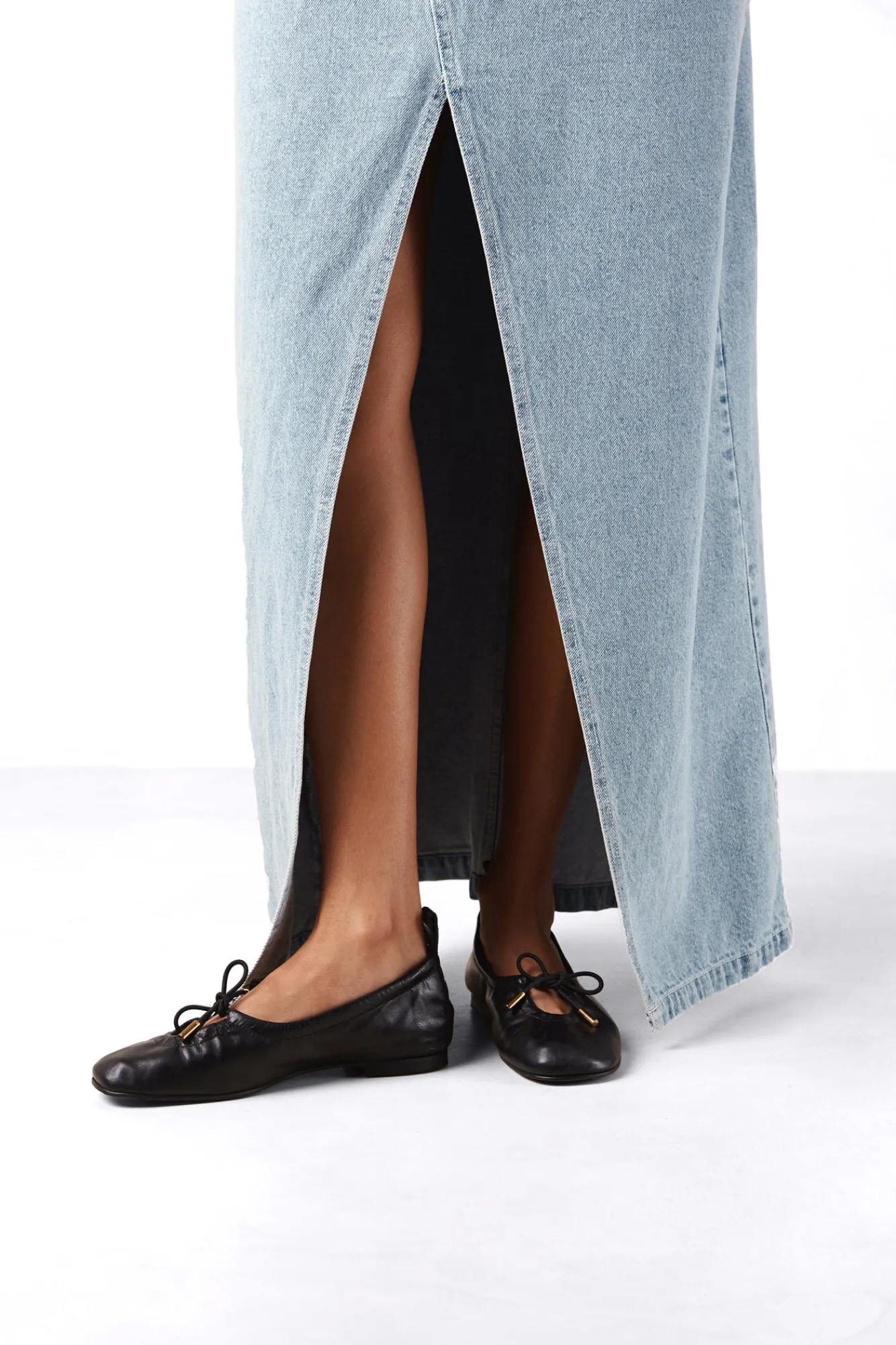 Amour Vert Alohas Rosalind Leather Ballet Flat- Shoes