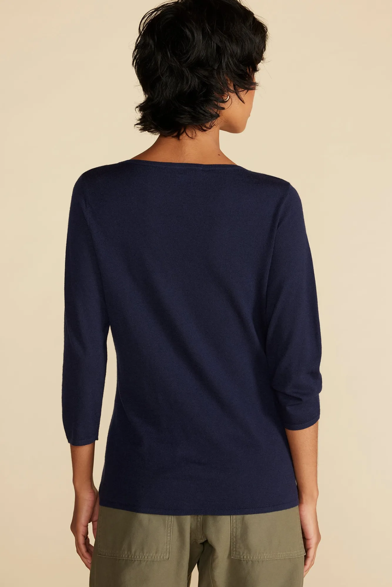 Amour Vert Fran Boatneck Cashmere Sweater- Sweaters & Cardigans