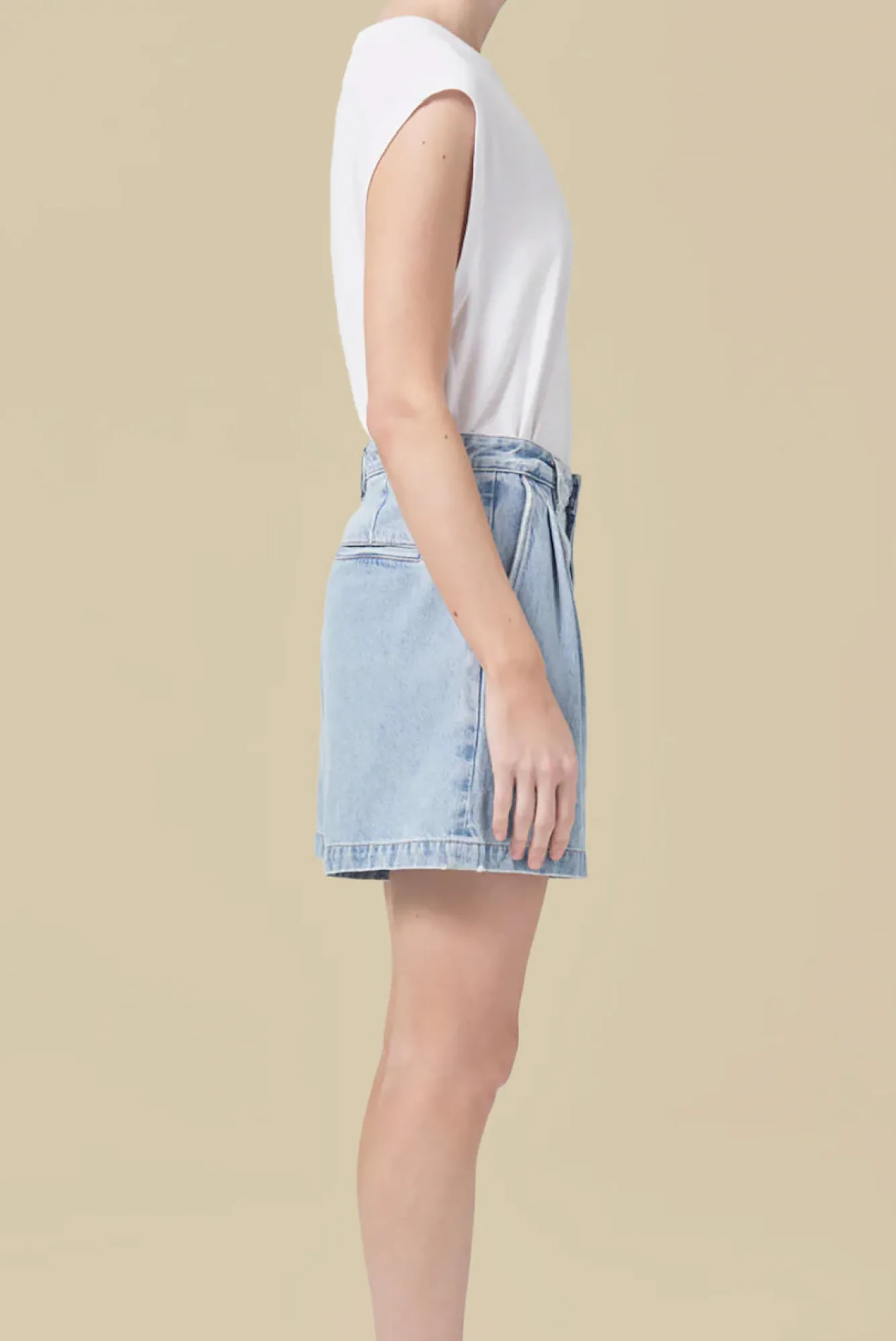 Amour Vert AGOLDE Becker Denim Short- Shorts|Clearance