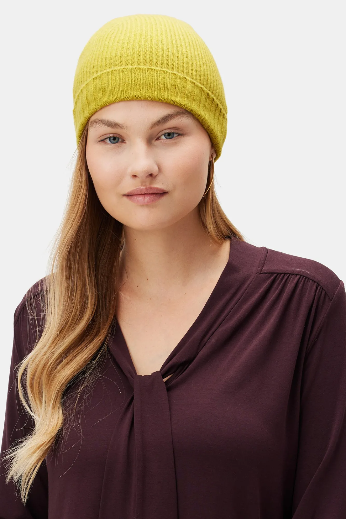 Amour Vert Colby Cashmere Beanie- Scarves|Clearance