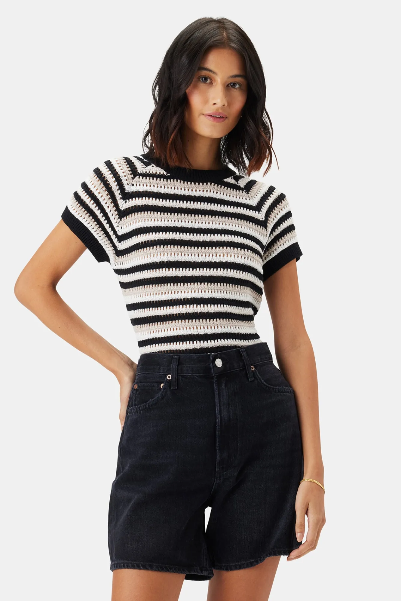 Amour Vert Rosario Crochet Top- Tops|Clearance