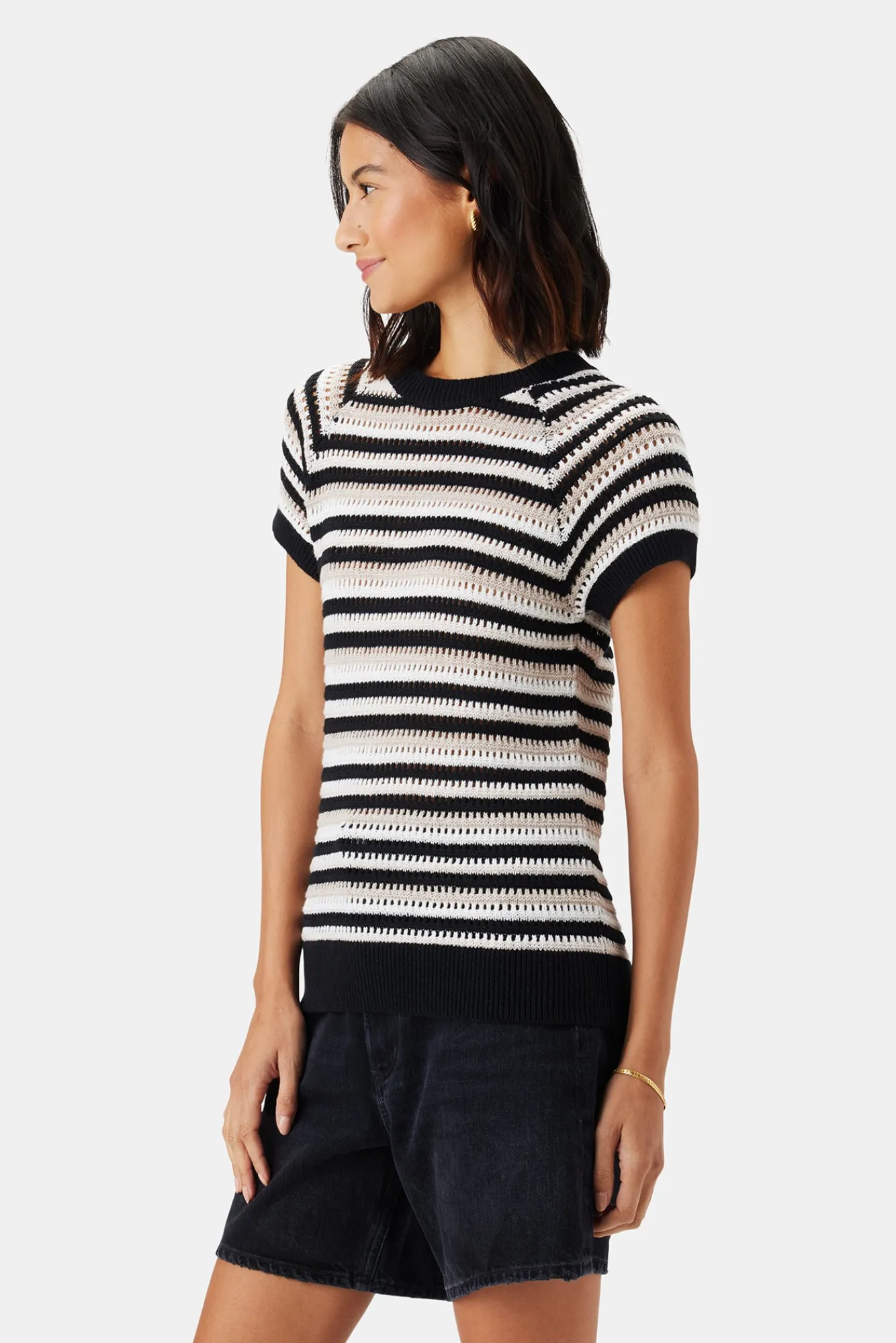 Amour Vert Rosario Crochet Top- Tops|Clearance