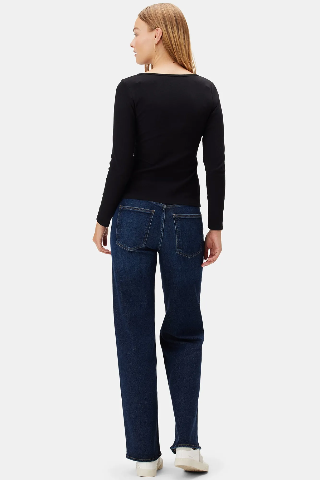 Amour Vert Deacon Baby Rib Tee- Tops|Tees