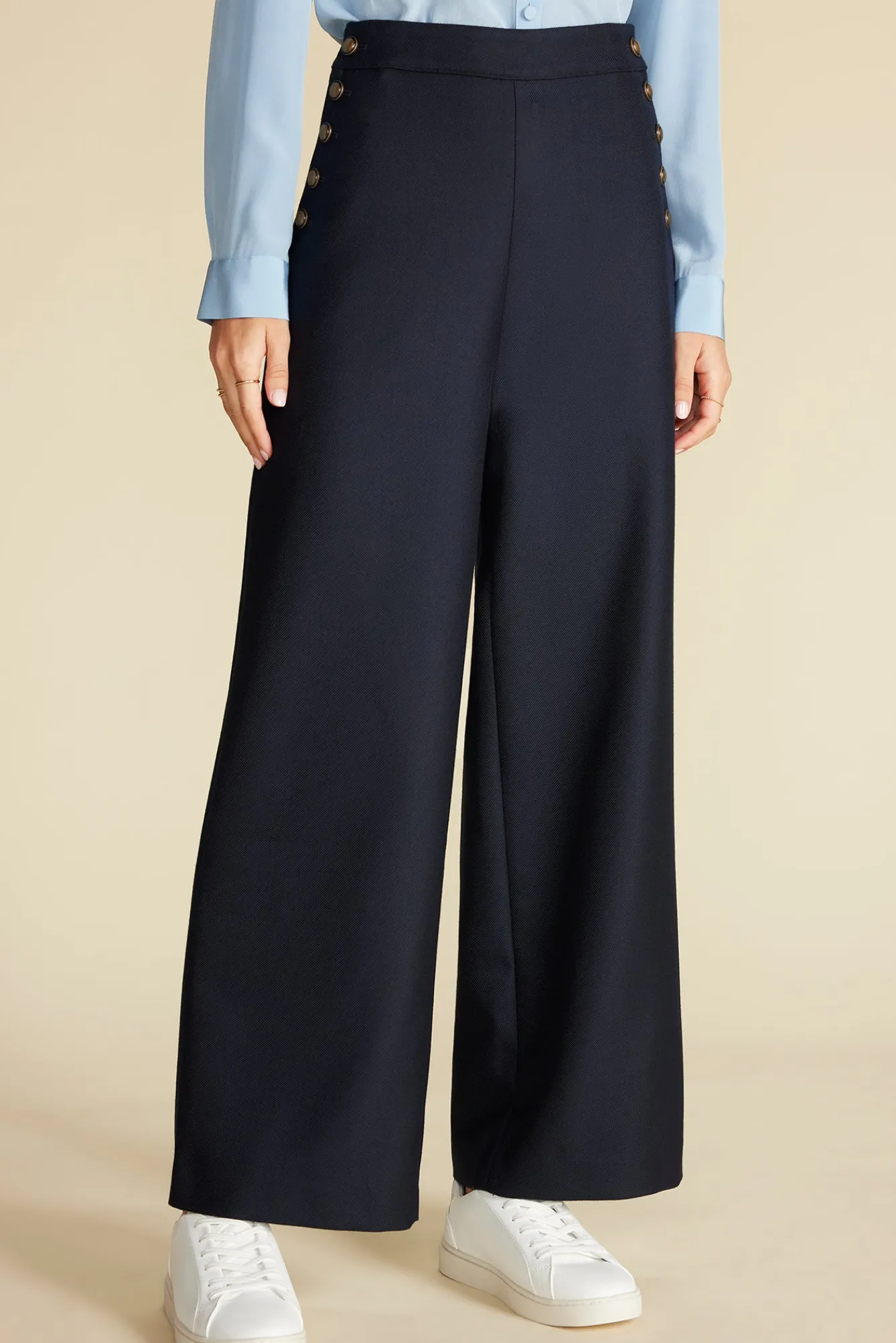 Amour Vert Sailor Wide Leg Trouser- Pants