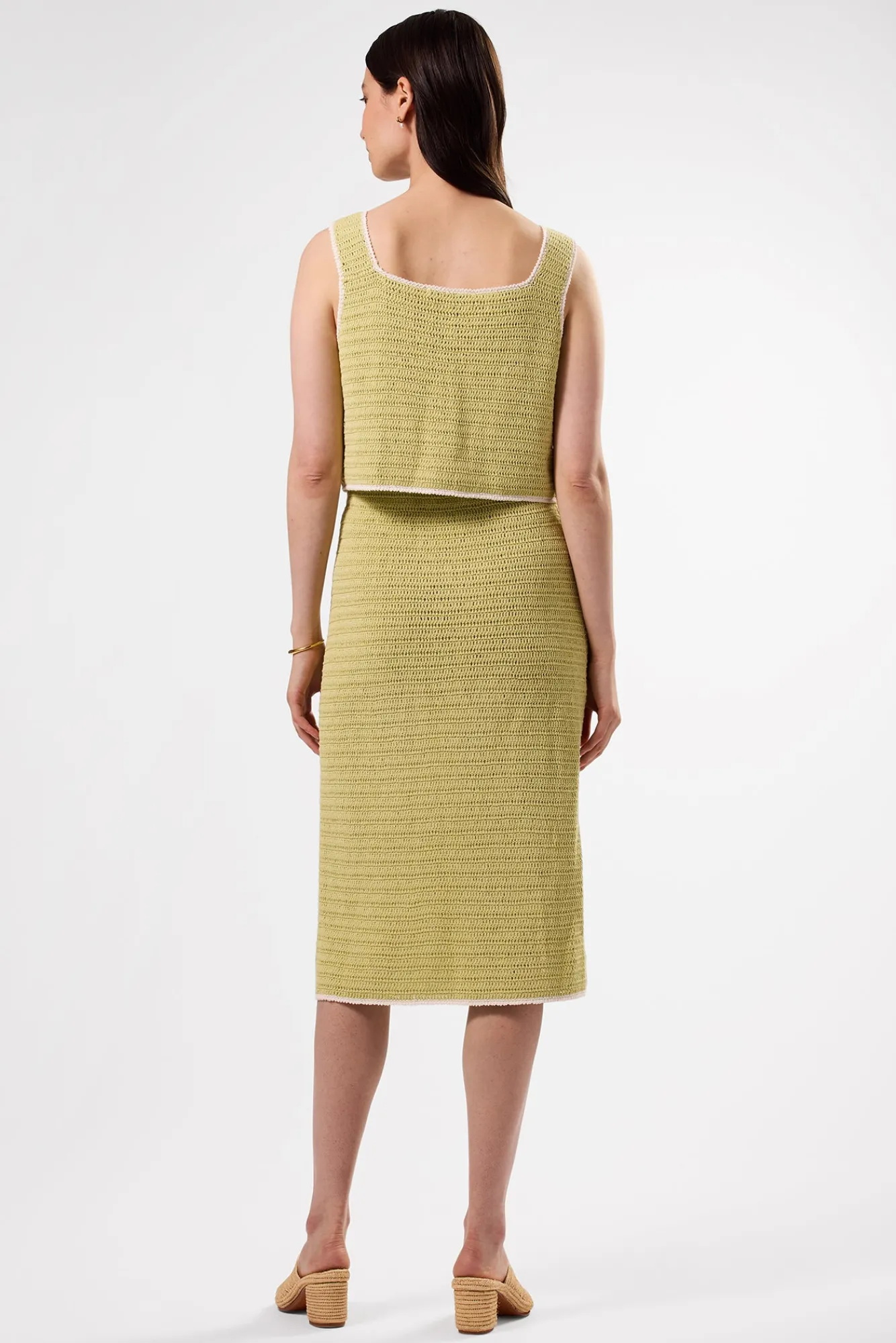 Amour Vert Antibes Crochet Tank- Tops|Clearance