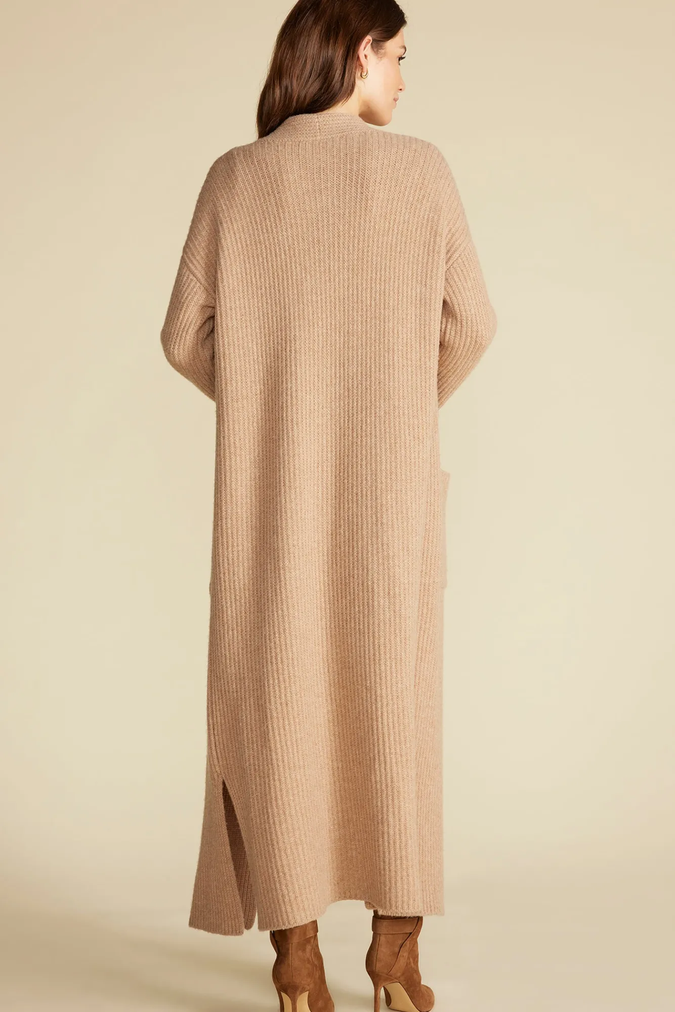 Amour Vert Pauline Wool Cashmere Sweater Coat- Sweaters & Cardigans