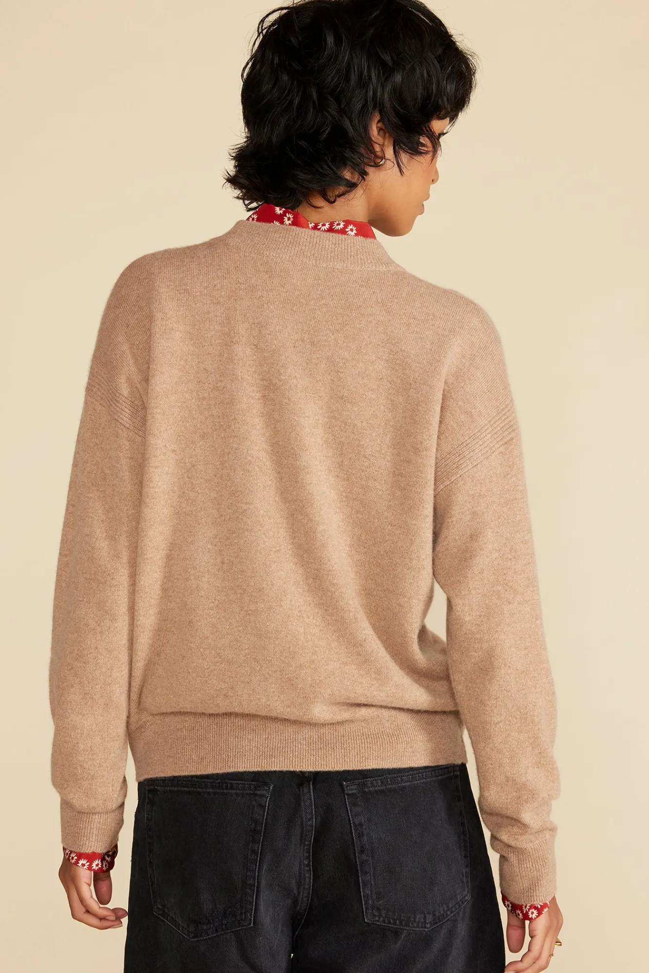 Amour Vert Pearl Cashmere Sweater- Sweaters & Cardigans