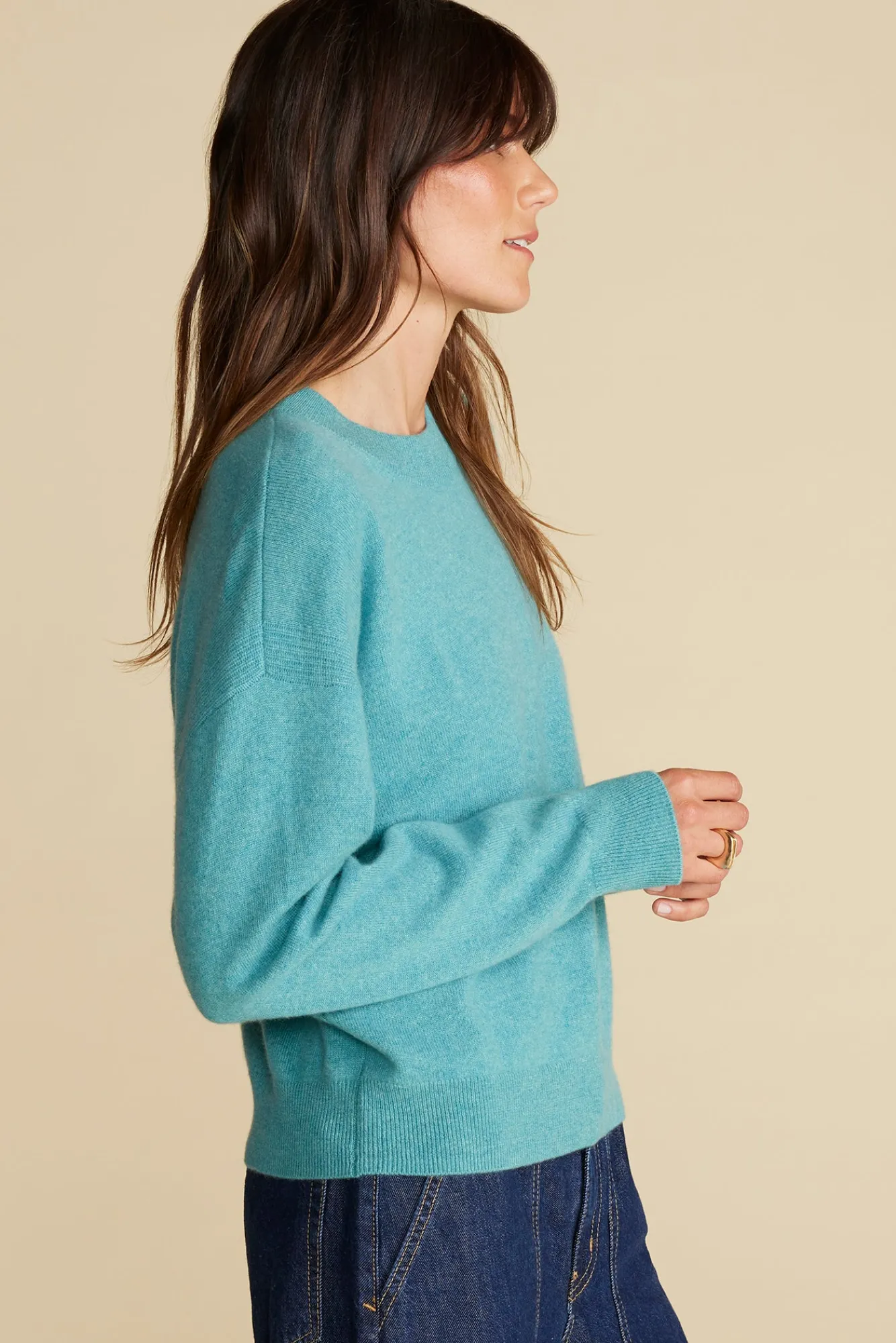 Amour Vert Pearl Cashmere Sweater- Sweaters & Cardigans