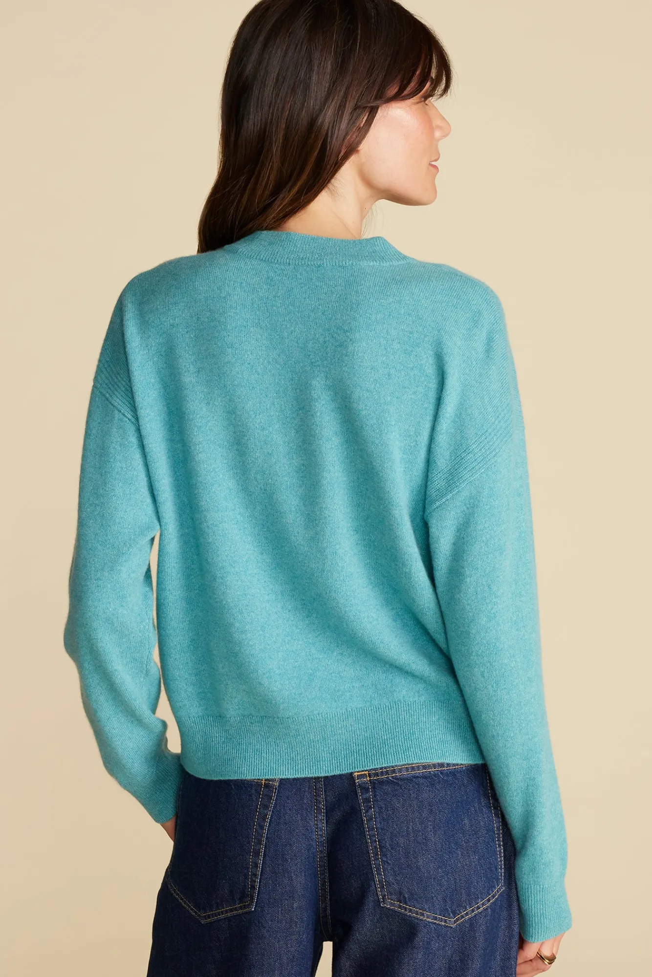 Amour Vert Pearl Cashmere Sweater- Sweaters & Cardigans