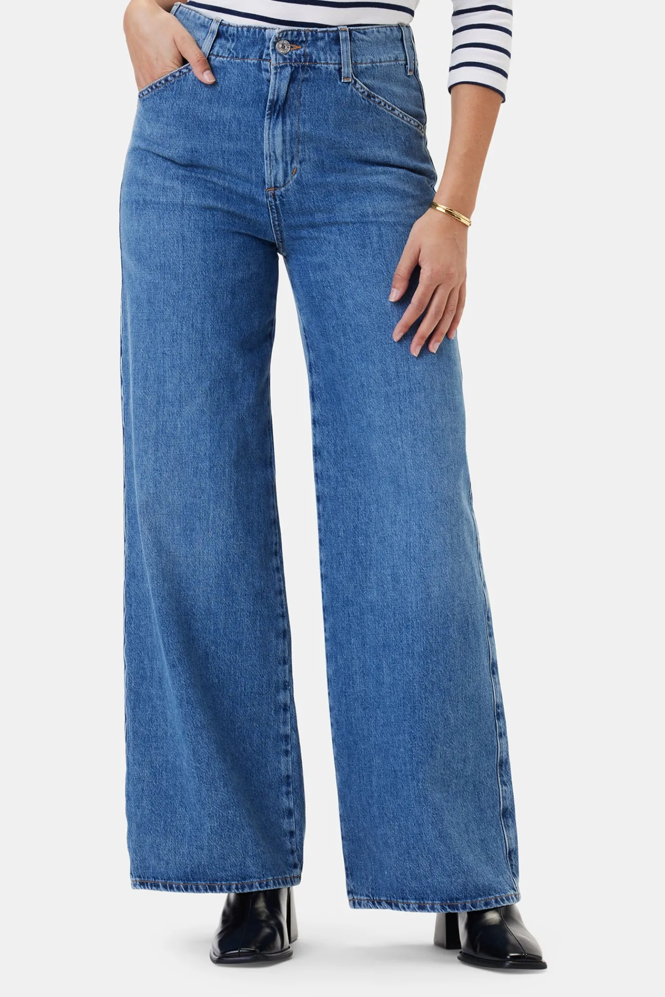 Amour Vert Citizens of Humanity Paloma Utility Trouser Jean- Denim|Pants