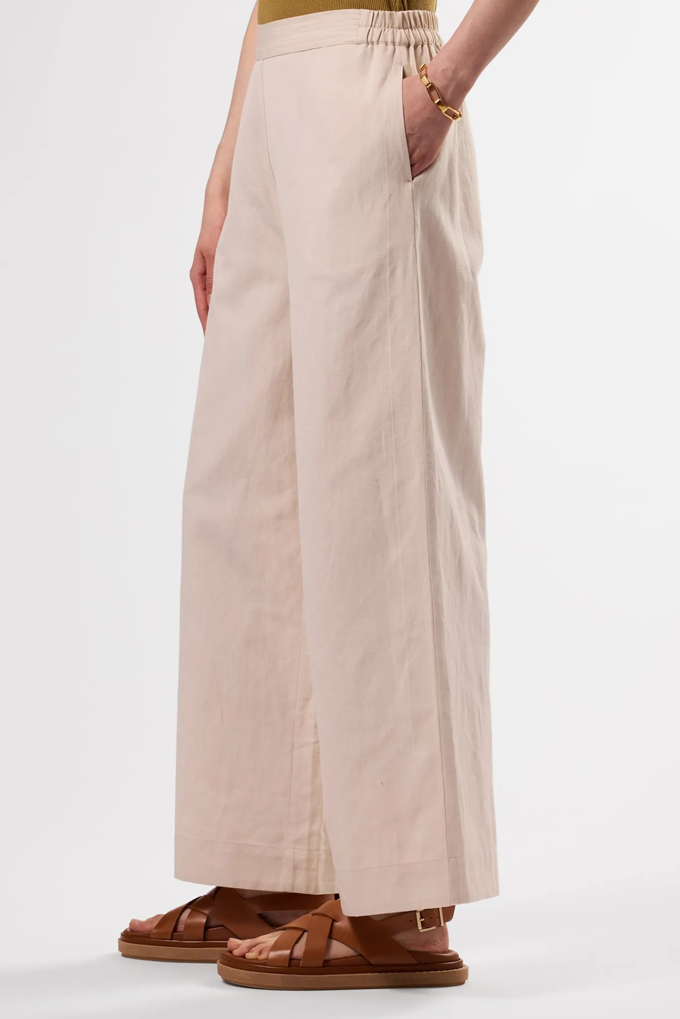 Amour Vert Malia Cotton Linen Pant- Clearance
